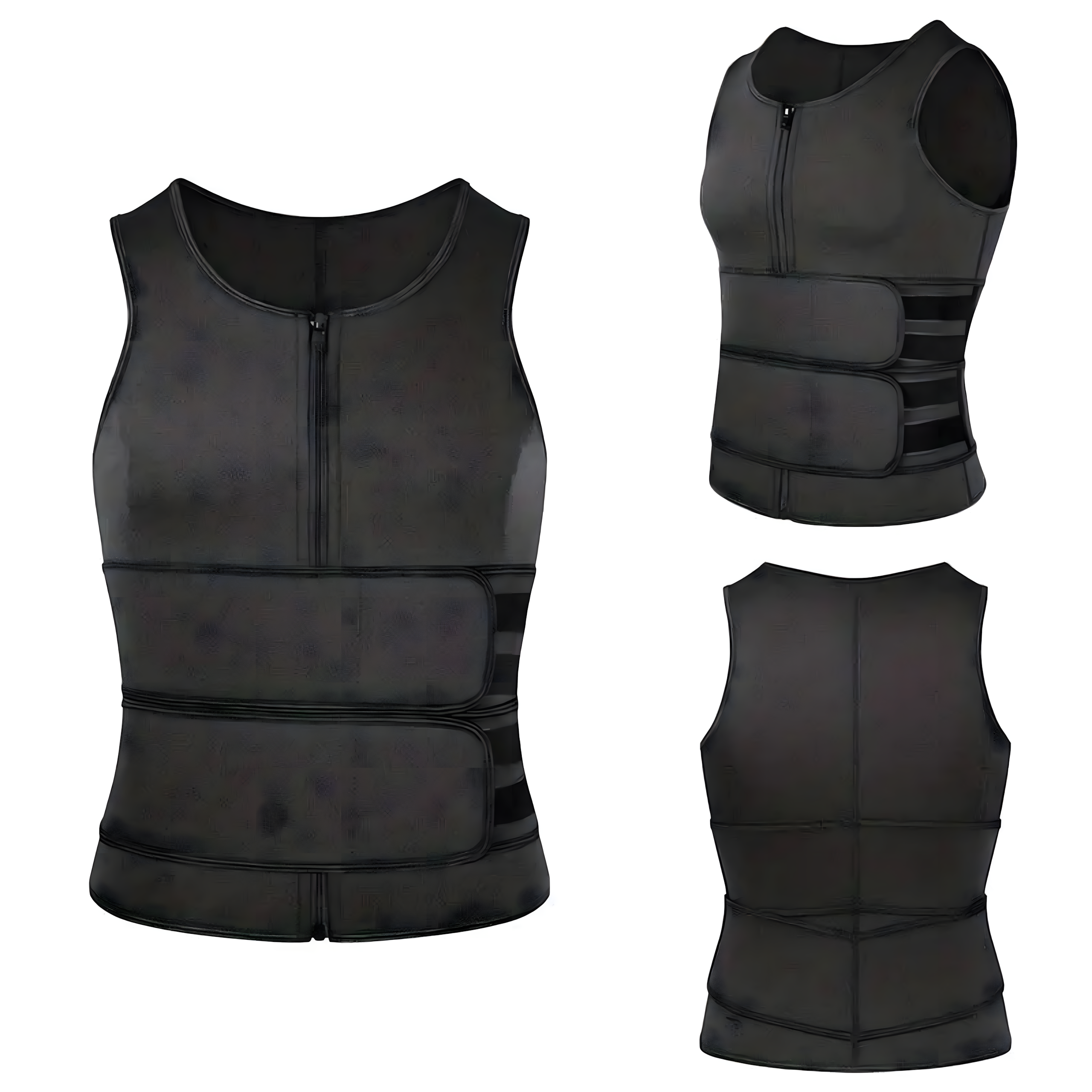 Meeste neopreenist fitness-vest saunamõjuga L