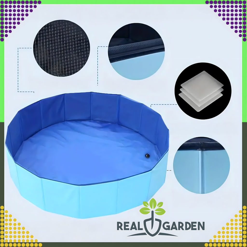 Tugev aiandusloomade ujumisbassein jahutamiseks ja pesemiseks, kokkupandav, 60x20cm