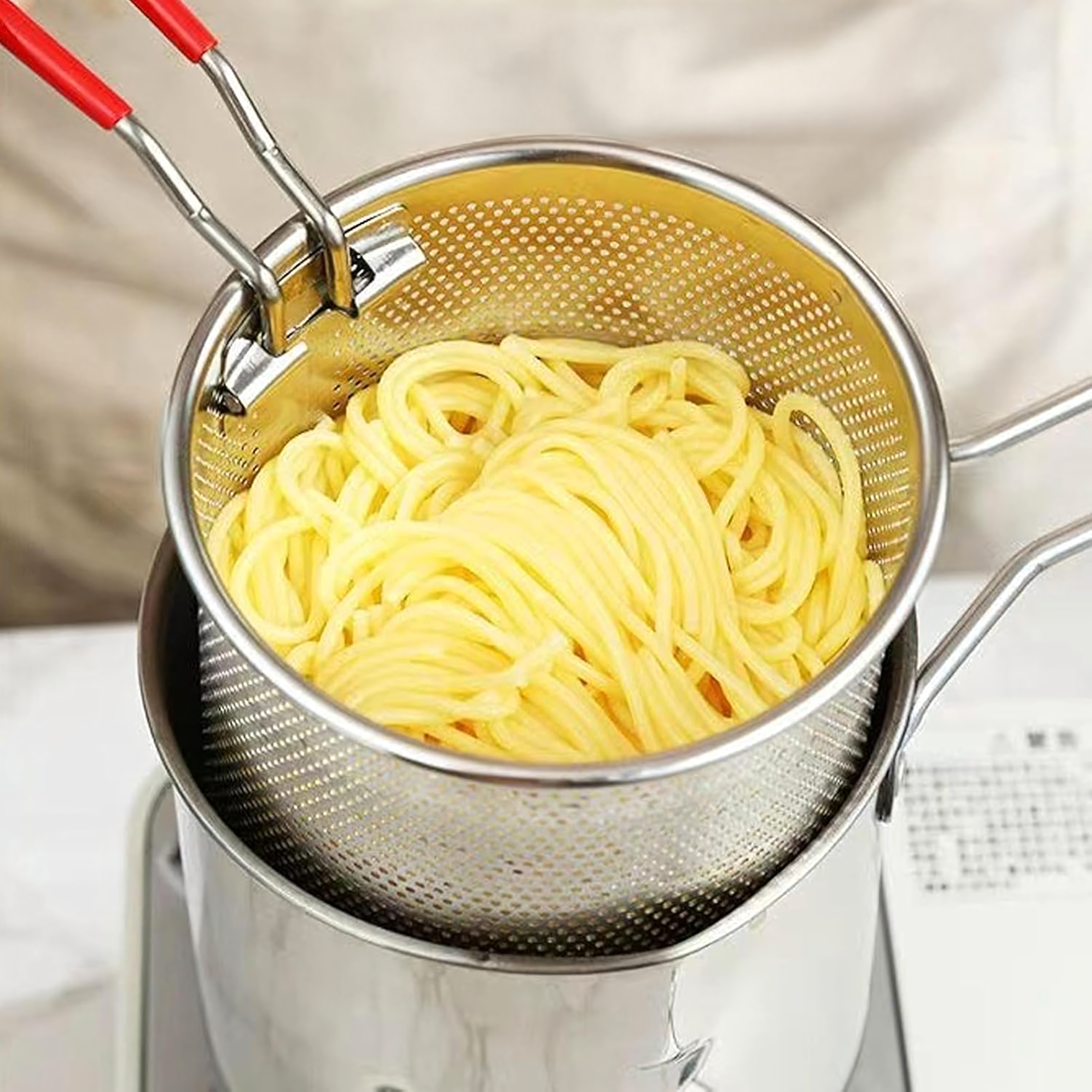 Mini Deep Fryer Pot with Basket 288x Universal Steel