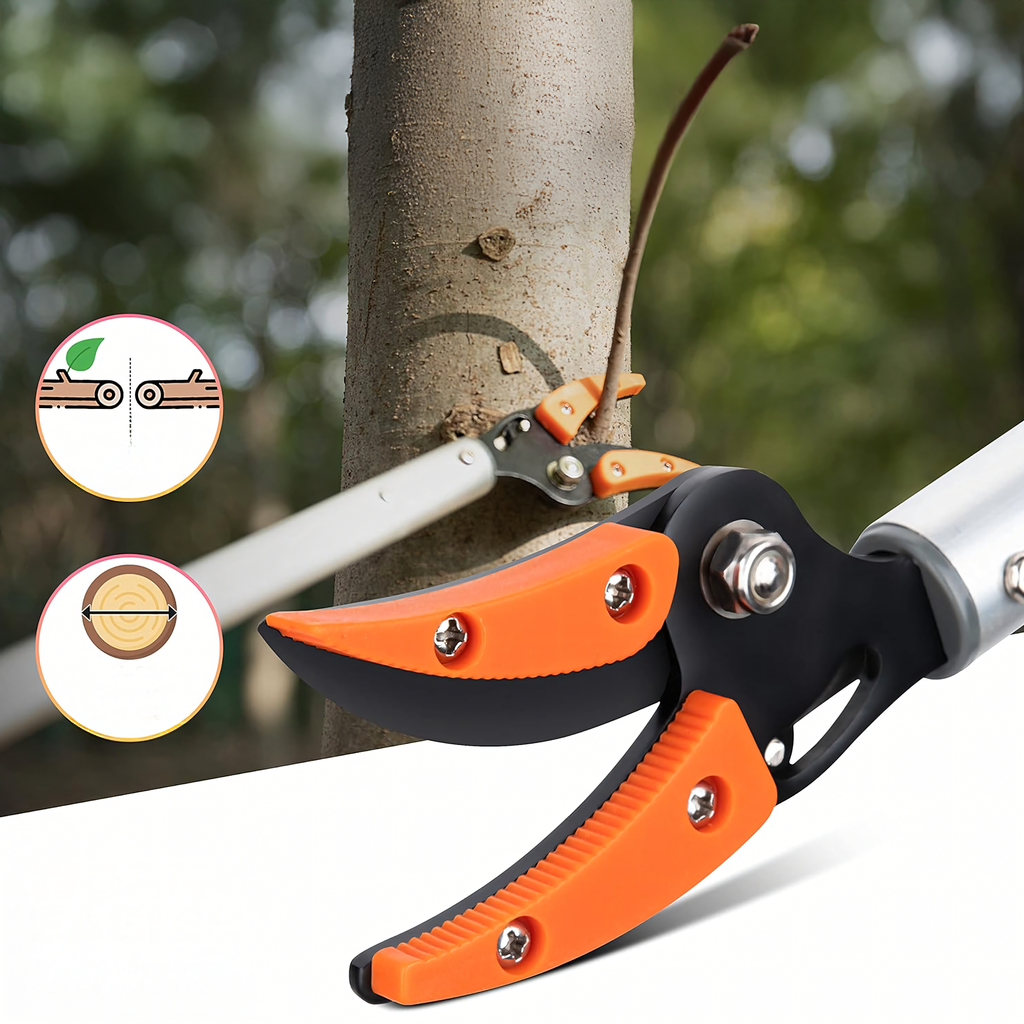 100 cm Long Scissor Pruner for Branch Trimming and Fruit Picking