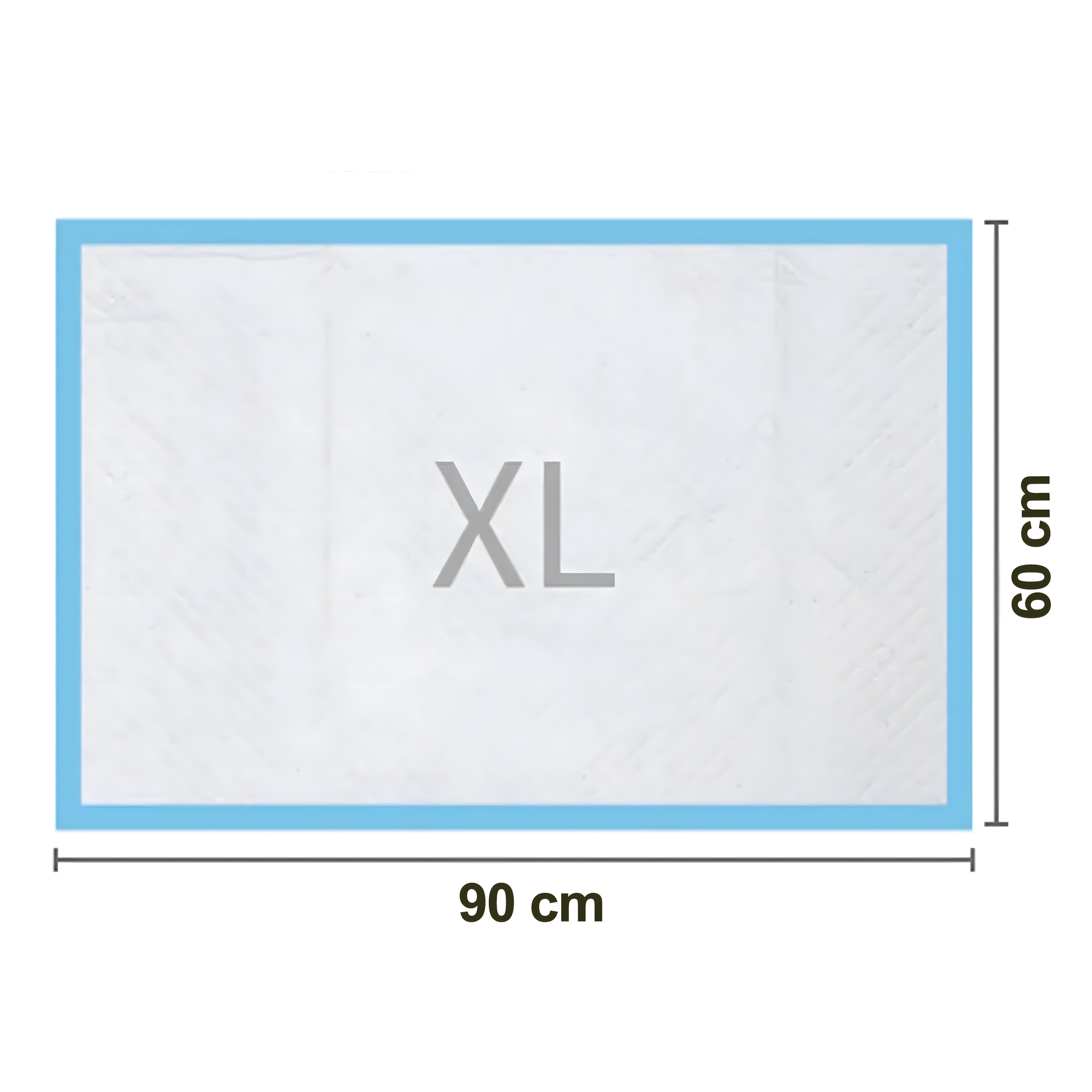 Hügieenilised alused koertele pissimise õppimiseks, 60x90cm, 168 pakki x 50 tk
