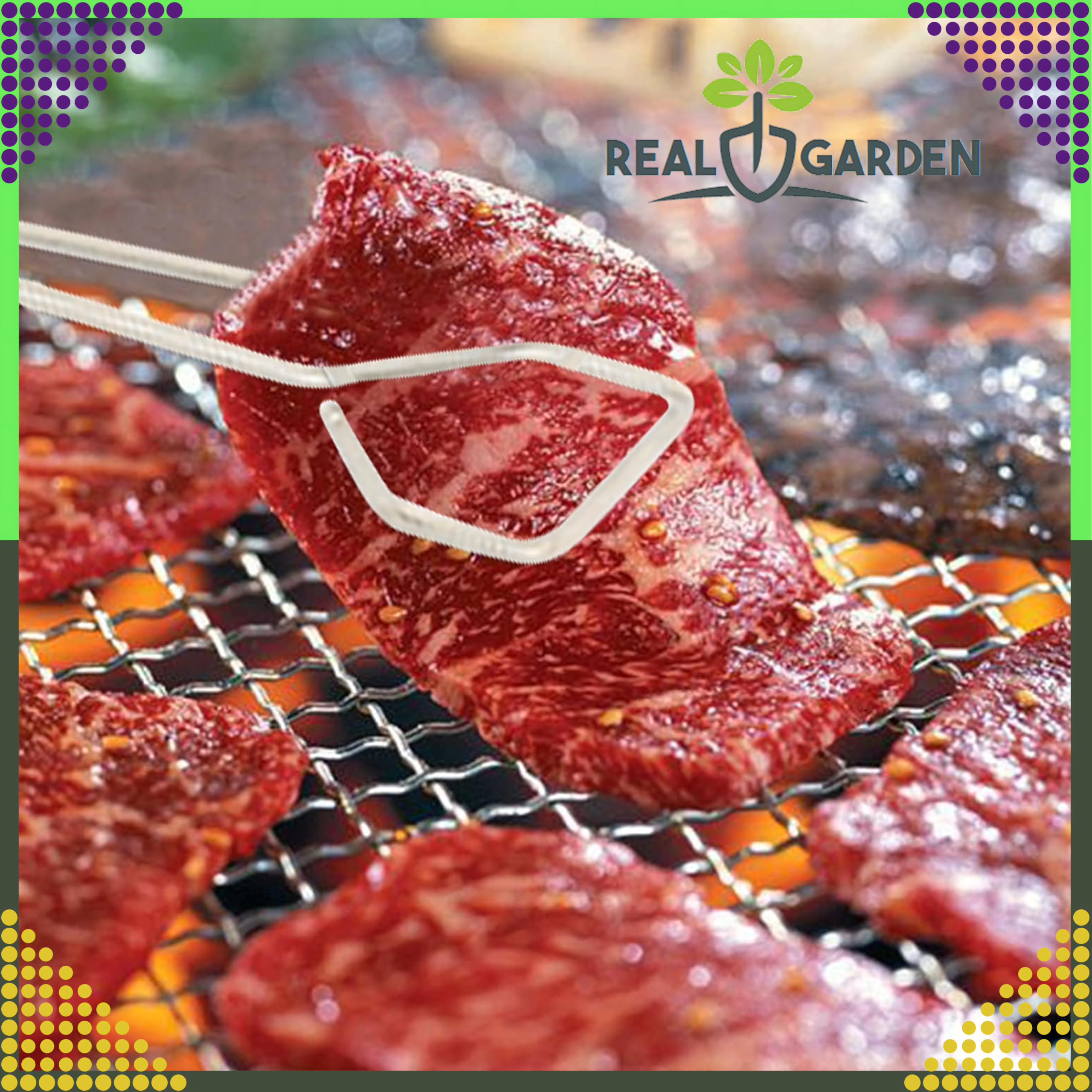 Grill Set Accessories 3in1 Grill Tools Tongs Spatula Skewer