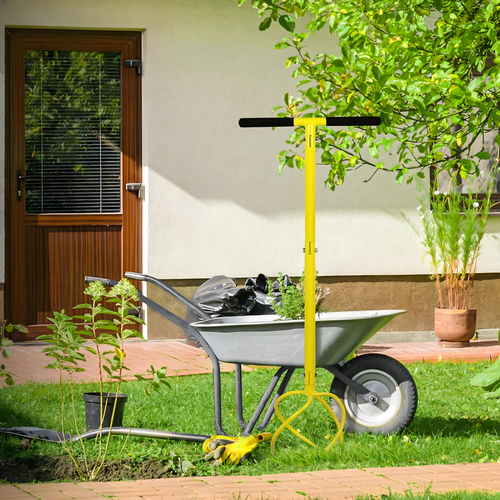 Handheld Garden Cultivator Soil Loosener Weeder Aerator