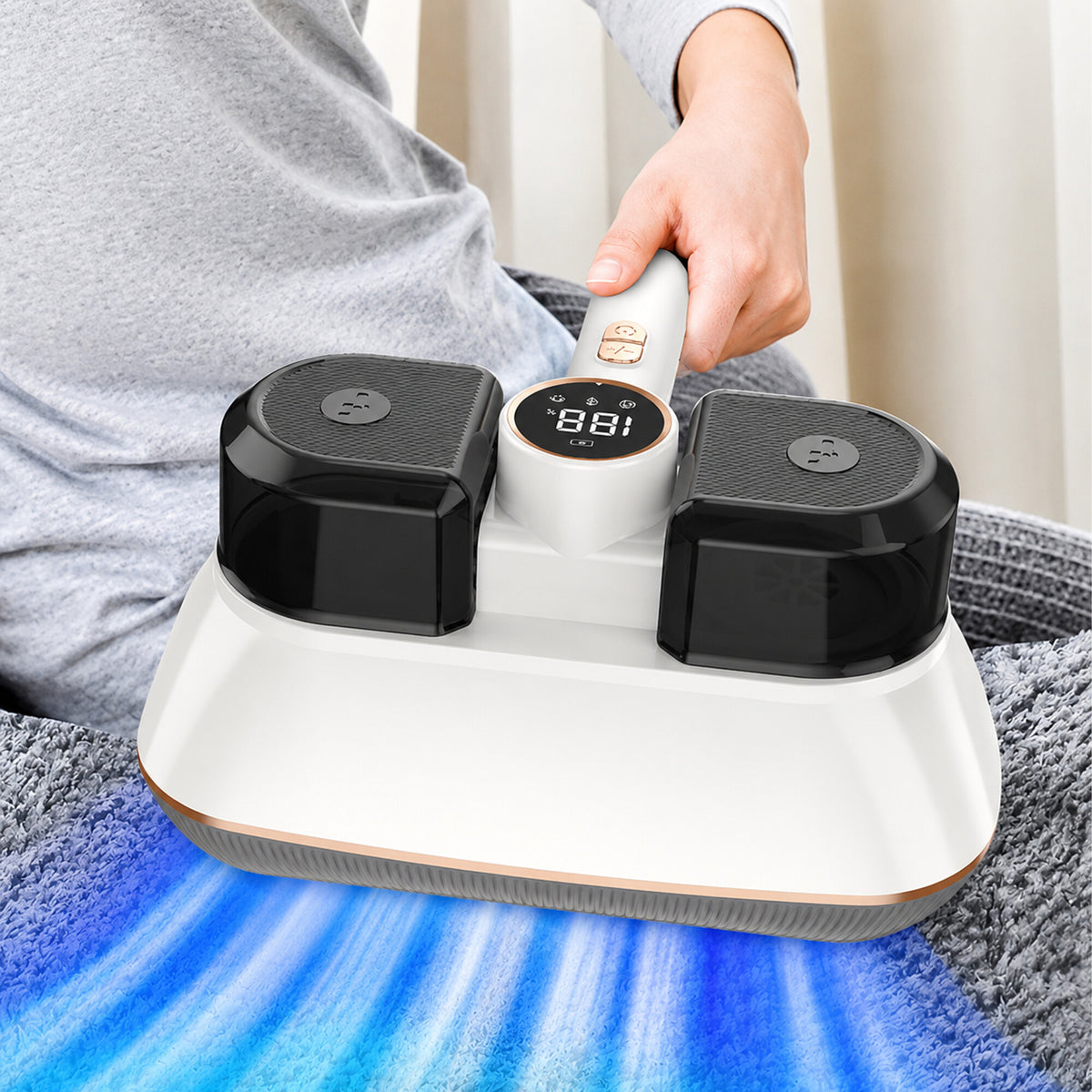 Juhtmevaba käsitolmuimeja madratsite ja voodite puhastamiseks RC-K-2609
