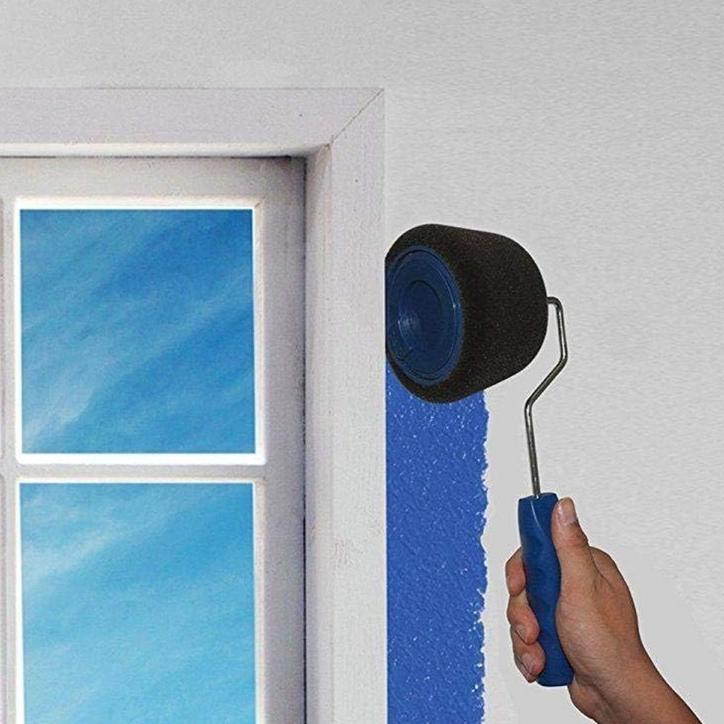 Non-Drip Paint Roller for Walls and Corners with Gap in Roller