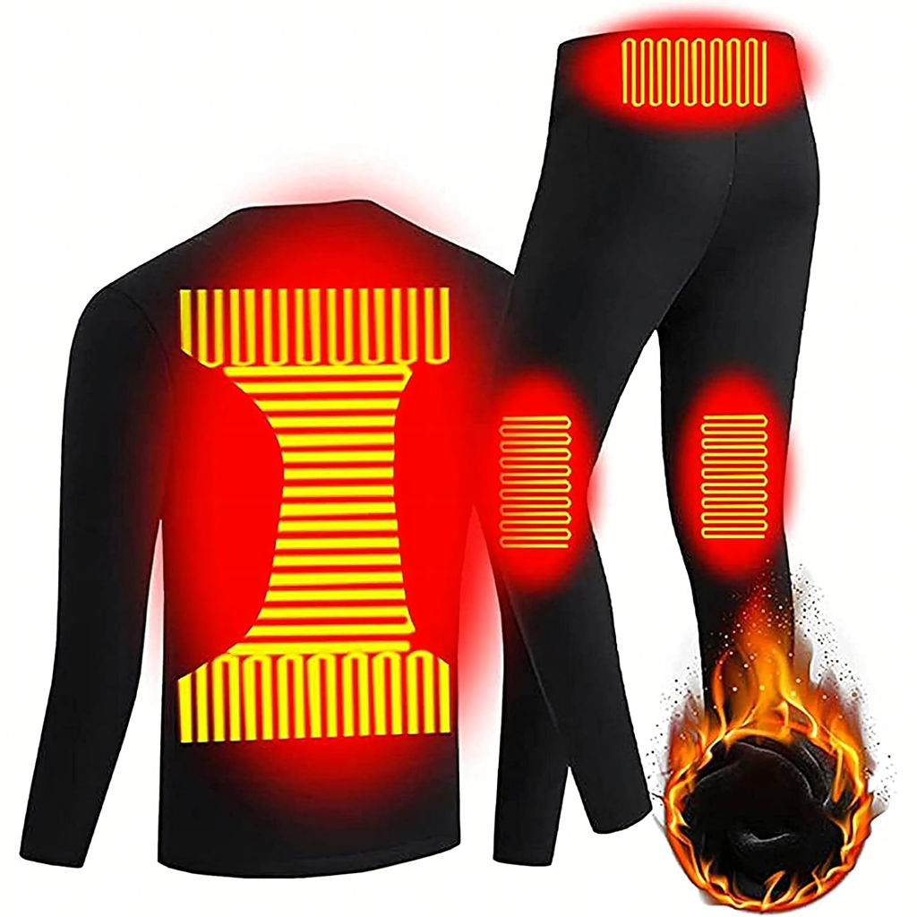 Termoaktiivne soojendusega aluspesu, soojendav termoriiete komplekt 2XL