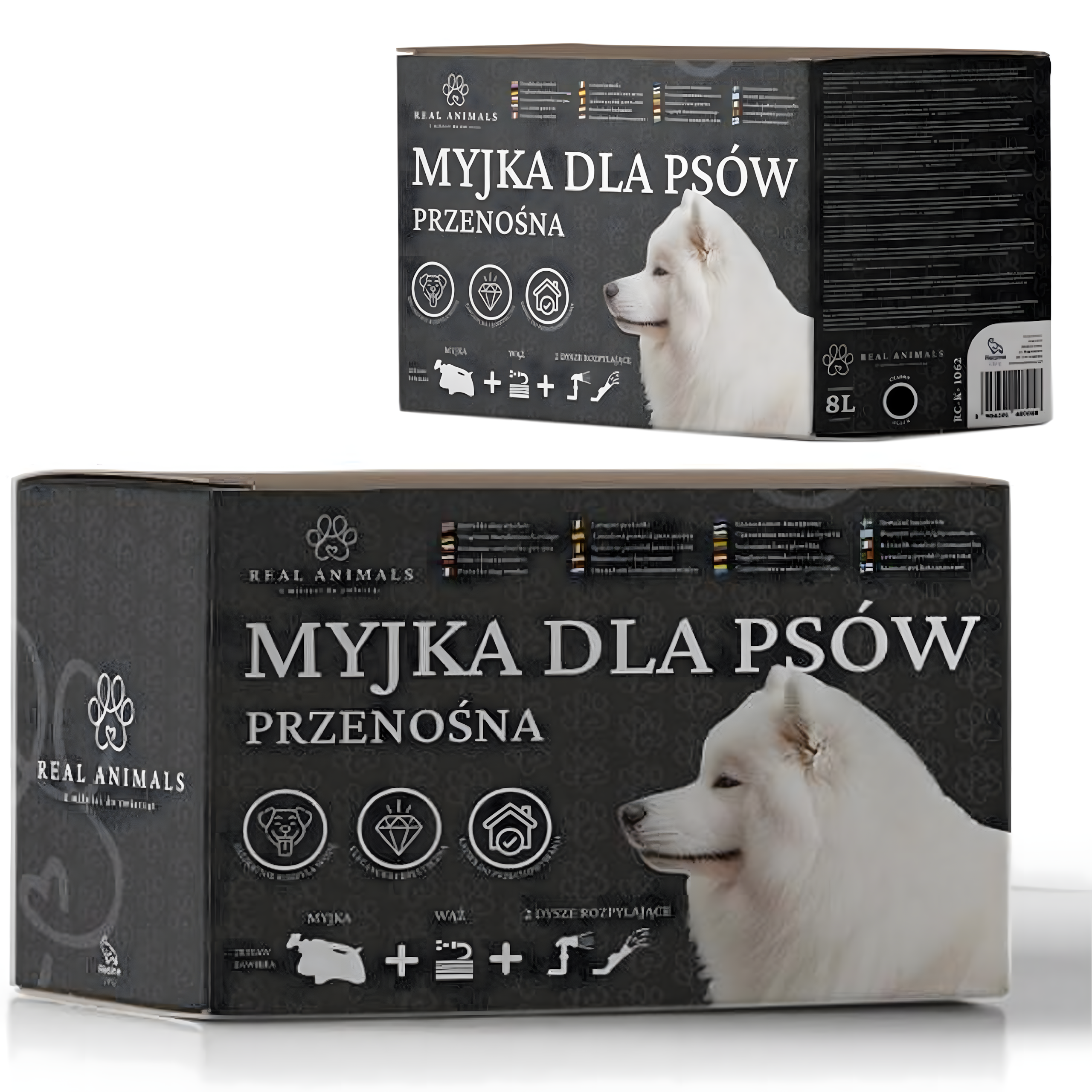 Kaasaskantav pesur koerale, kassile, loomale, massaažikamm, käsitsi kasutatav, 8L