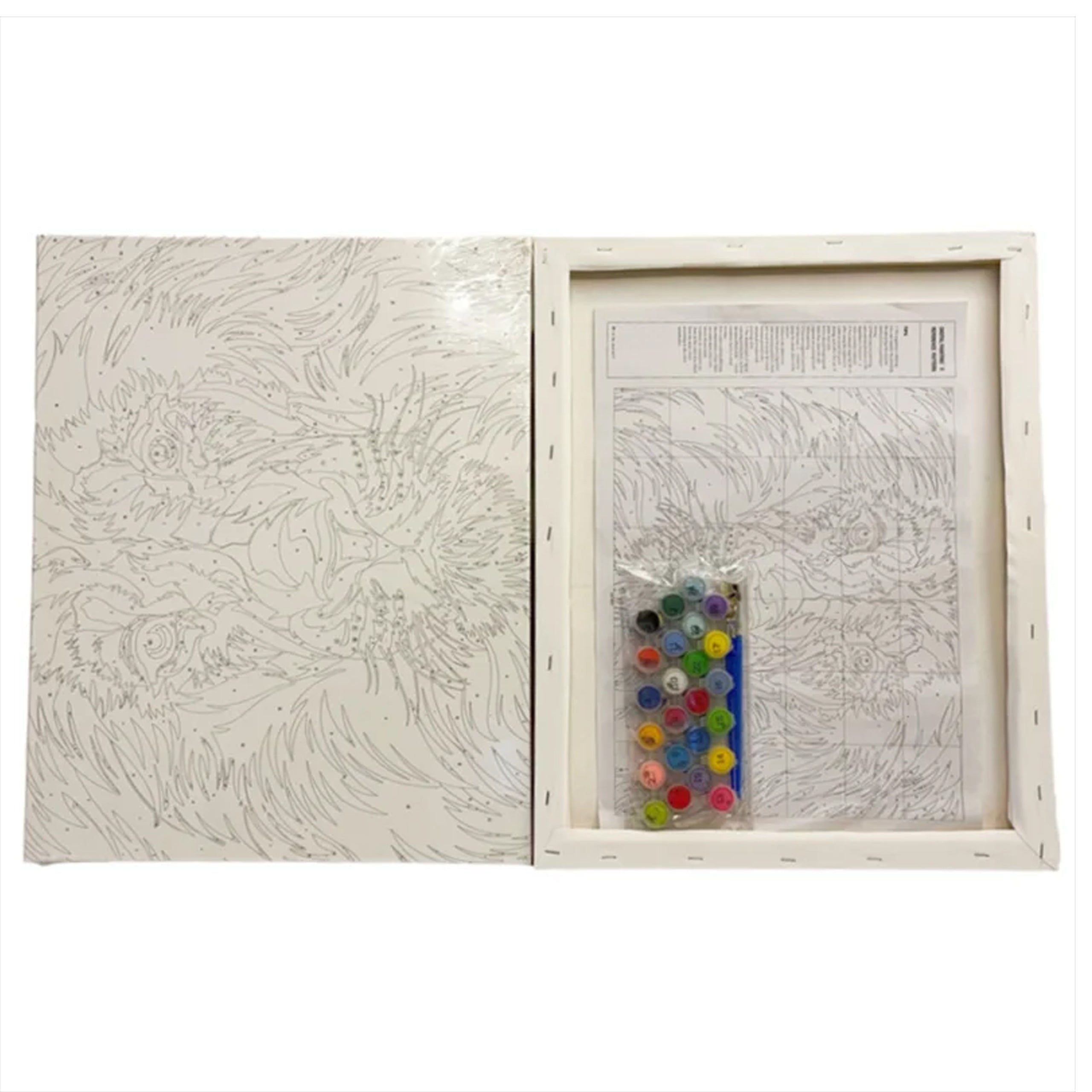 Numbrite järgi maalimise pilt raamiga DIY komplekt pintslid värv lõuend 40x50