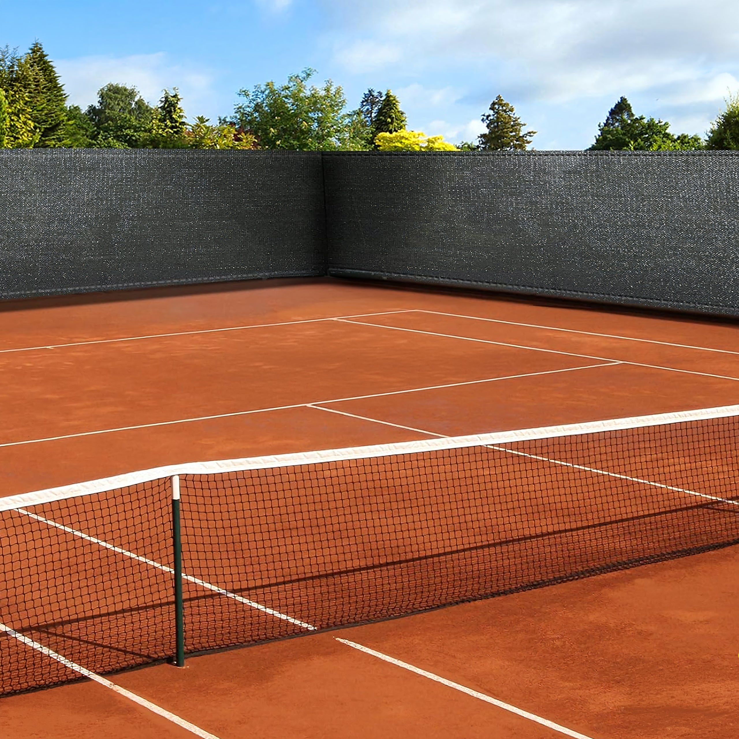 Shade Net 1.5x50m 95% Privacy Fence Cover UV Resistant 180g with 100 Ties