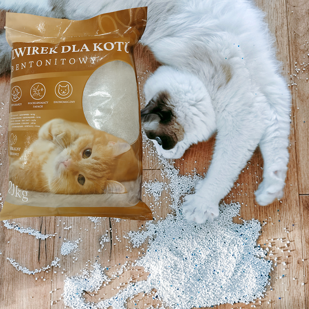 Looduslik kassiliiv bentoniidist 20 kg, paakuv, tolmuvaba, üliimav