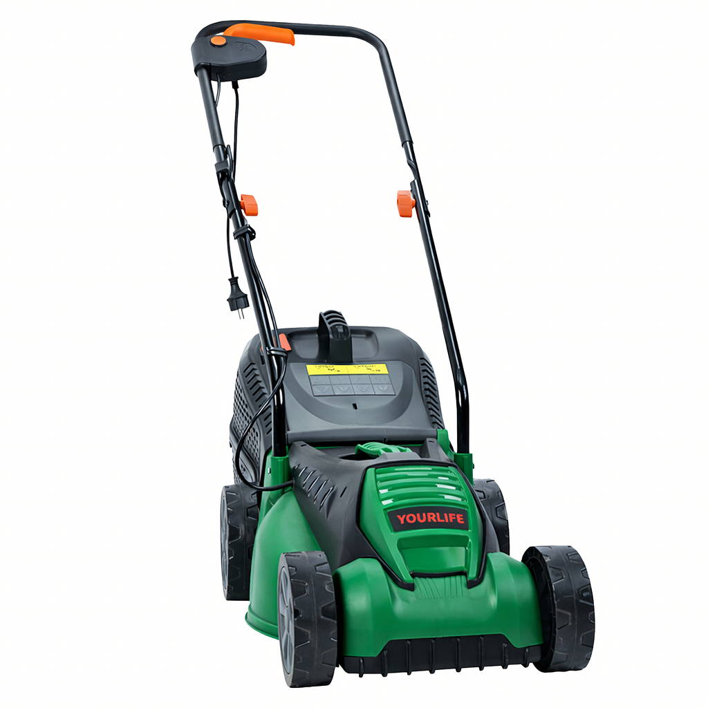 Electric Lawn Mower 1600W 32cm with 30L Grass Collector
