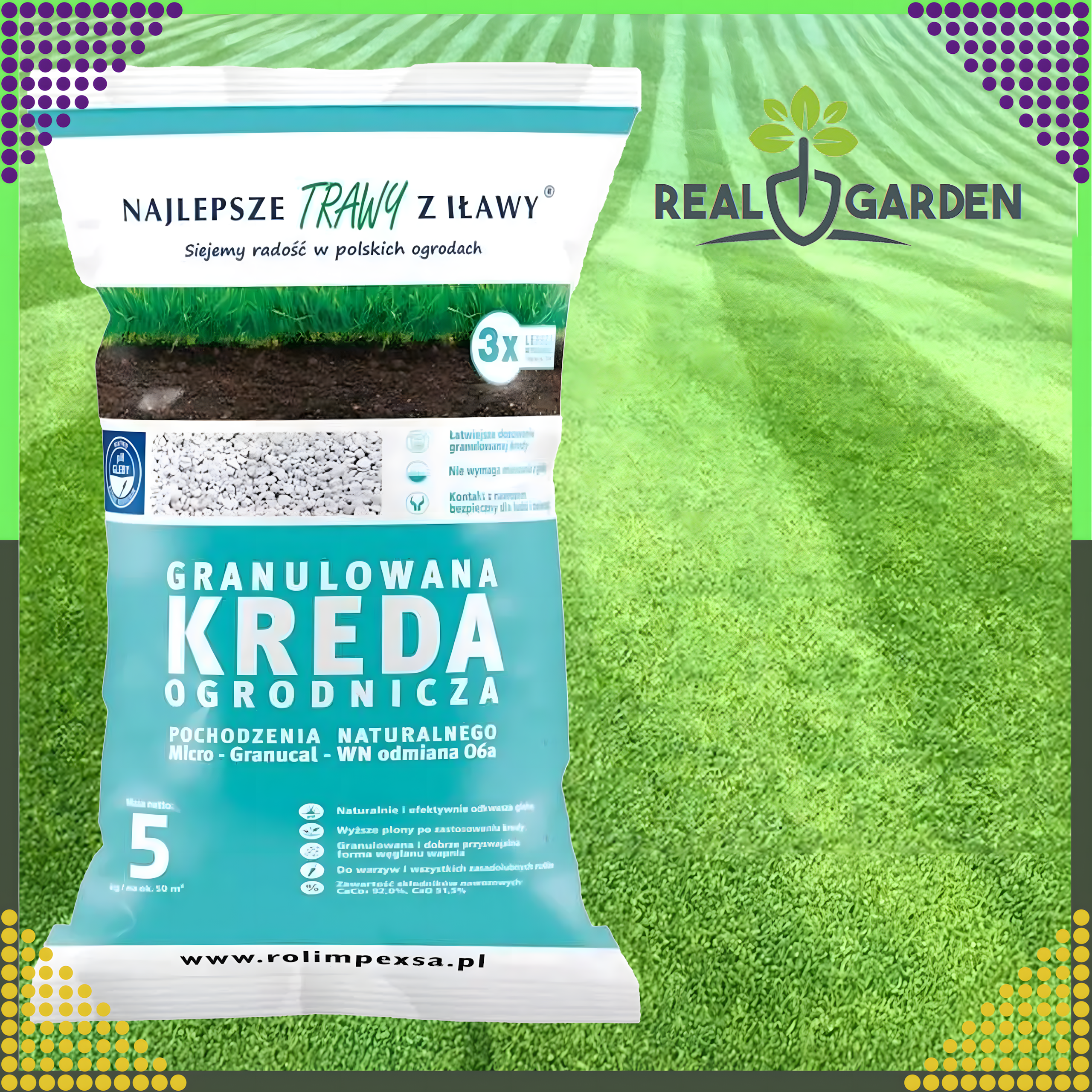 Premium graanuldatud aialubi mulla happesuse vähendamiseks 5kg taimedele