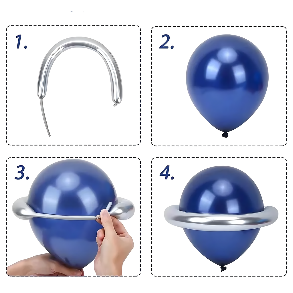 Balloon Garland Set of Balloons for Astronaut's Birthday 108 pcs