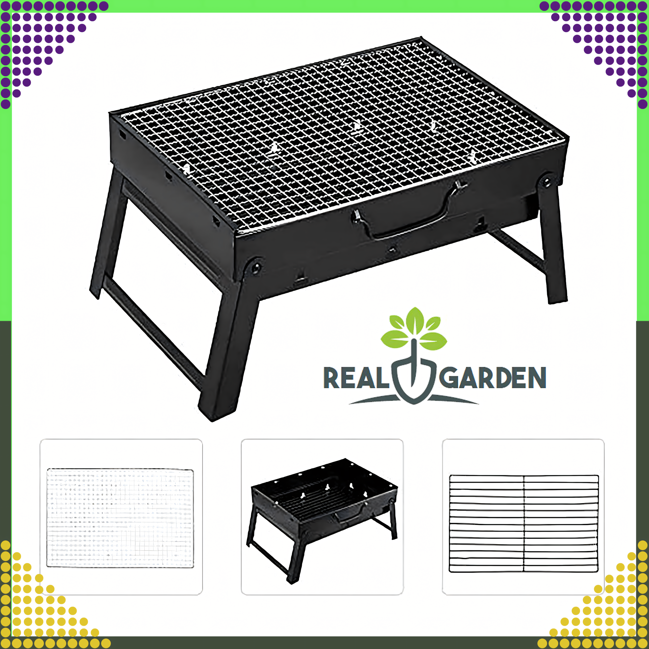 Portable Folding Camping Charcoal Garden Grill