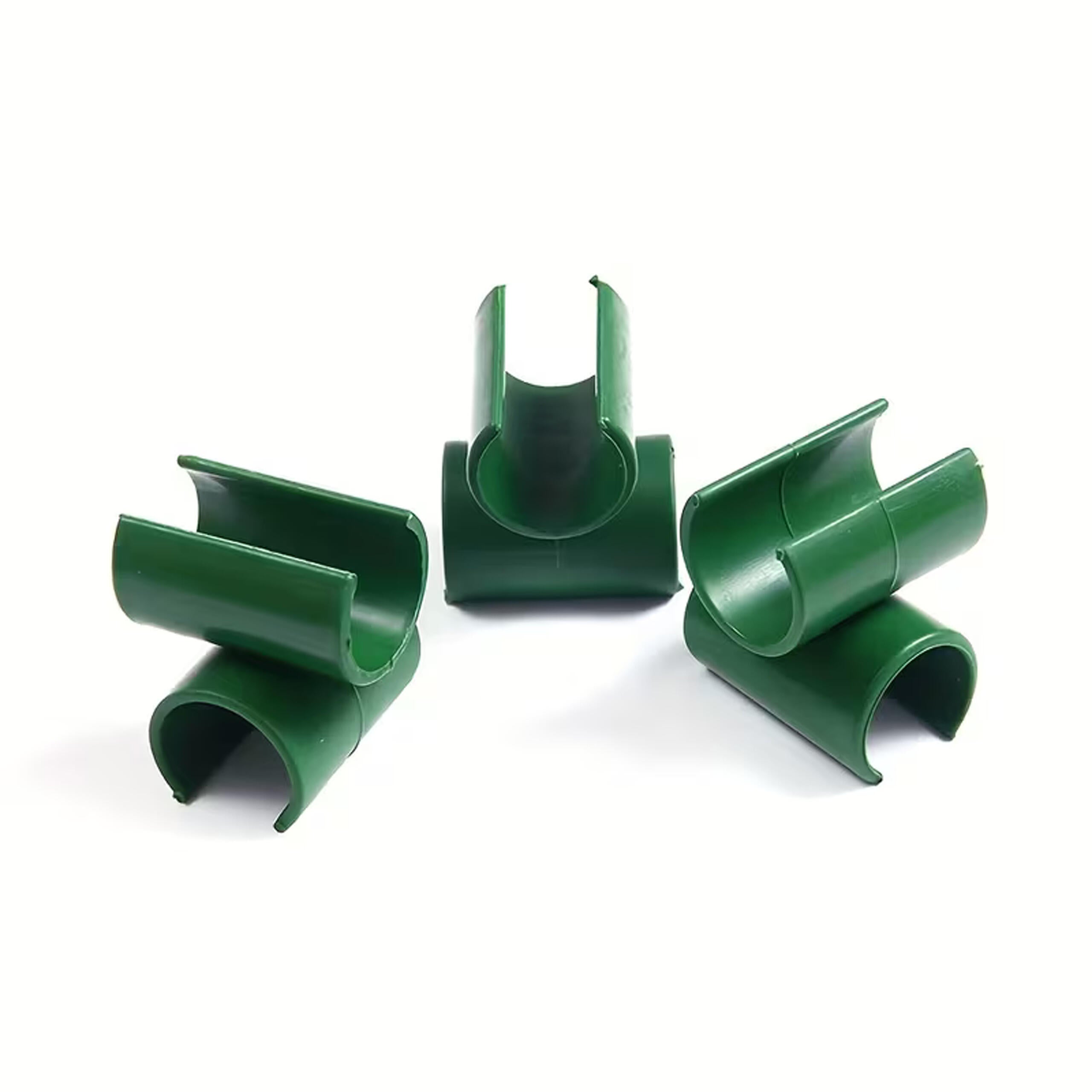 Roheline 11 mm ristnurga ühendus aiatoikudele 10 tk