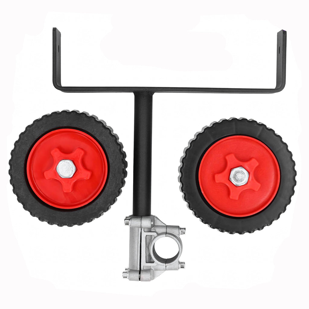 Universal Metal Support Wheels for Lawn Mower and Trimmer 26-28 mm