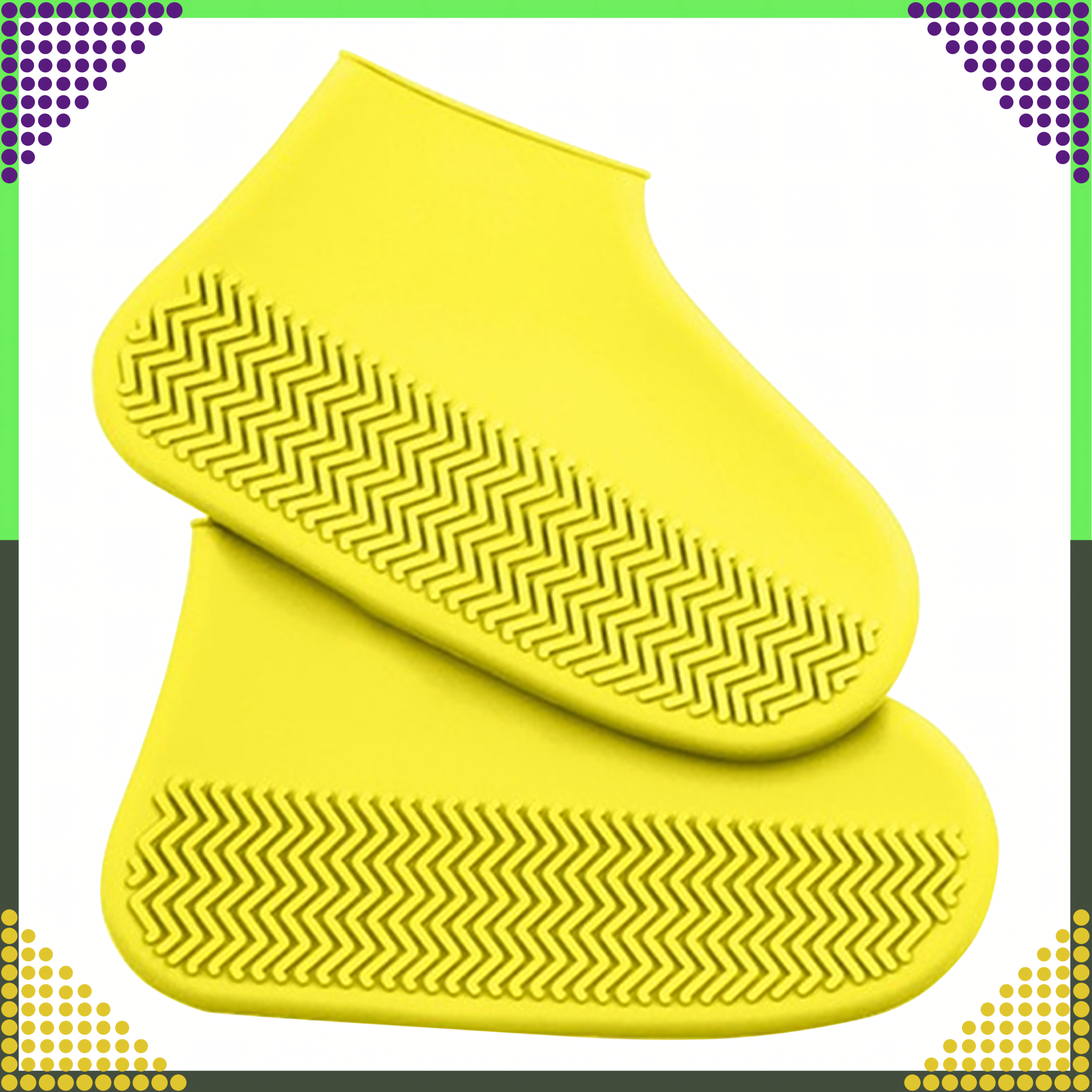 Waterproof Rain Shoe Covers Anti-Slip Rain Boots S