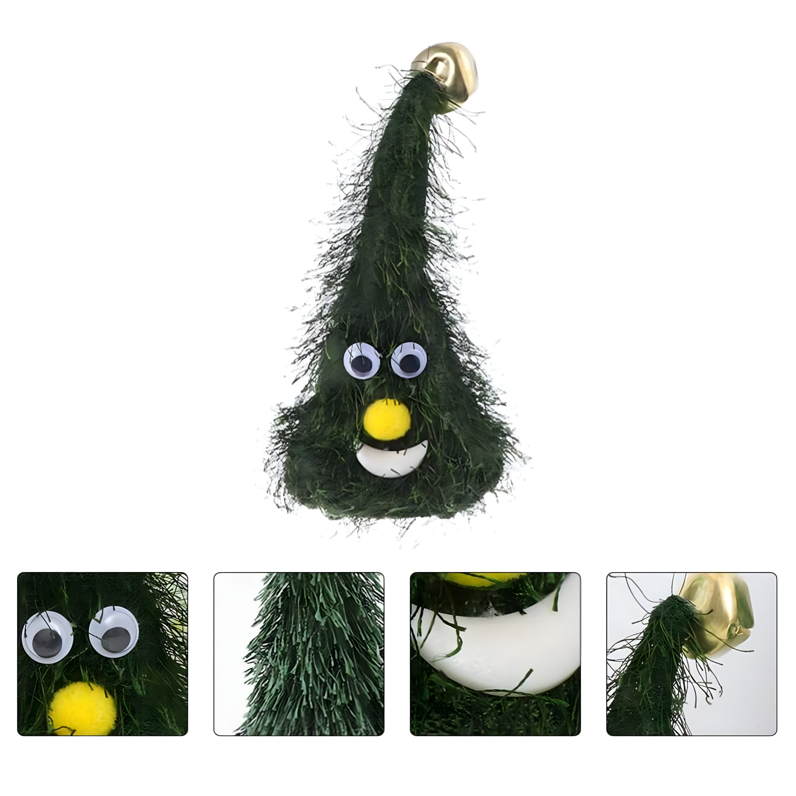 Jõulupuu mängiv laulav tantsiv naljakas jõulukaunistus