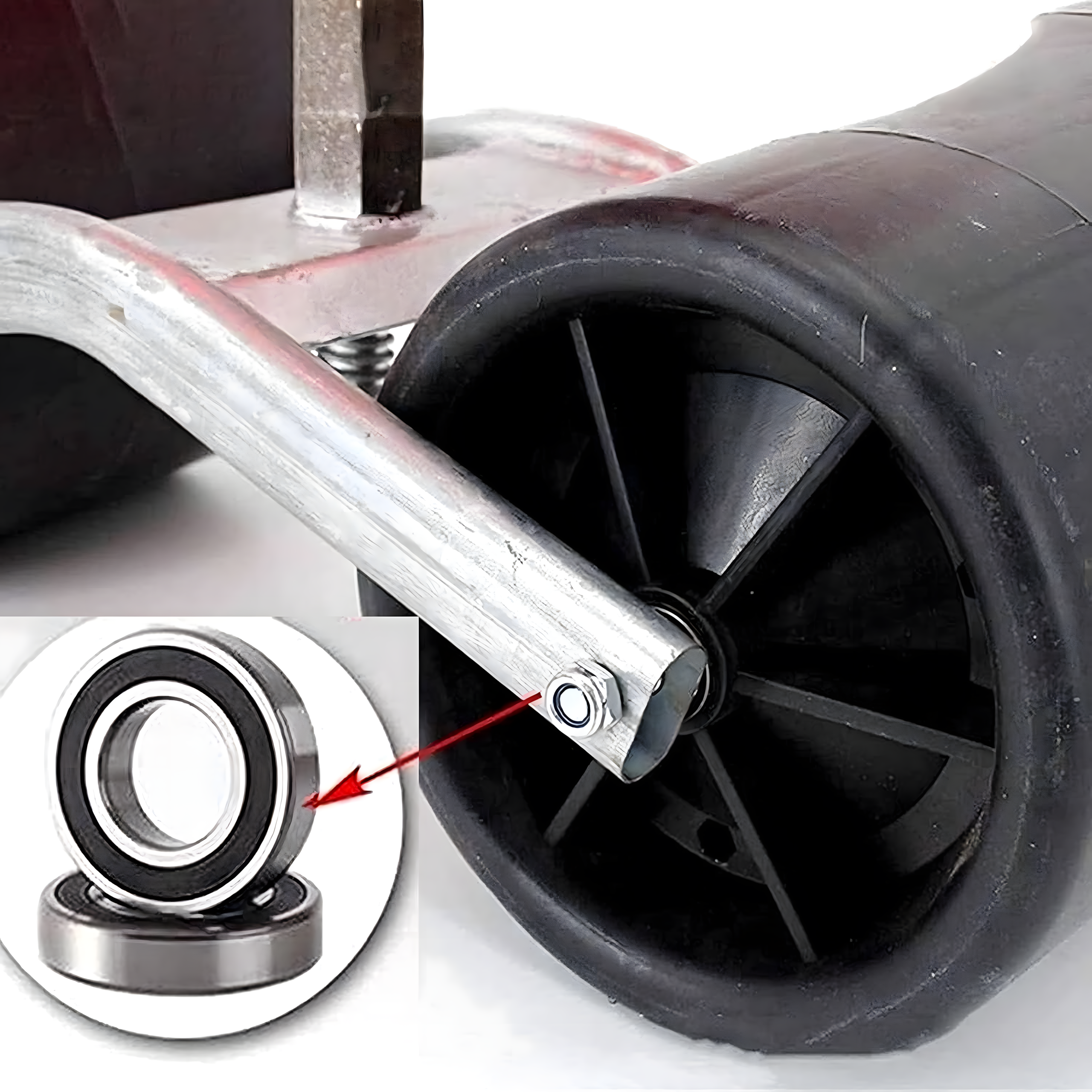 Trolley Garden Stool Swivel 360 with Seat on Wheels