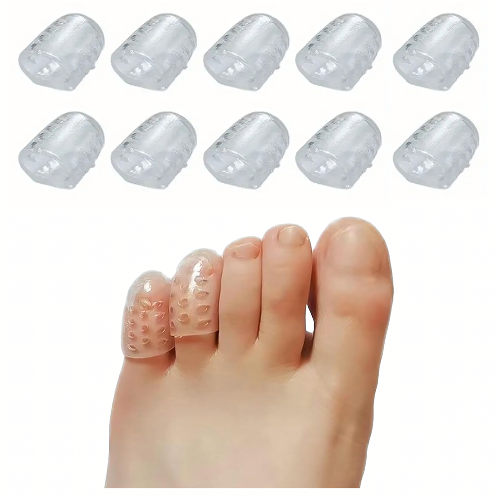 10 x silikoonist kaitse-eraldajad varvastele ja kätele