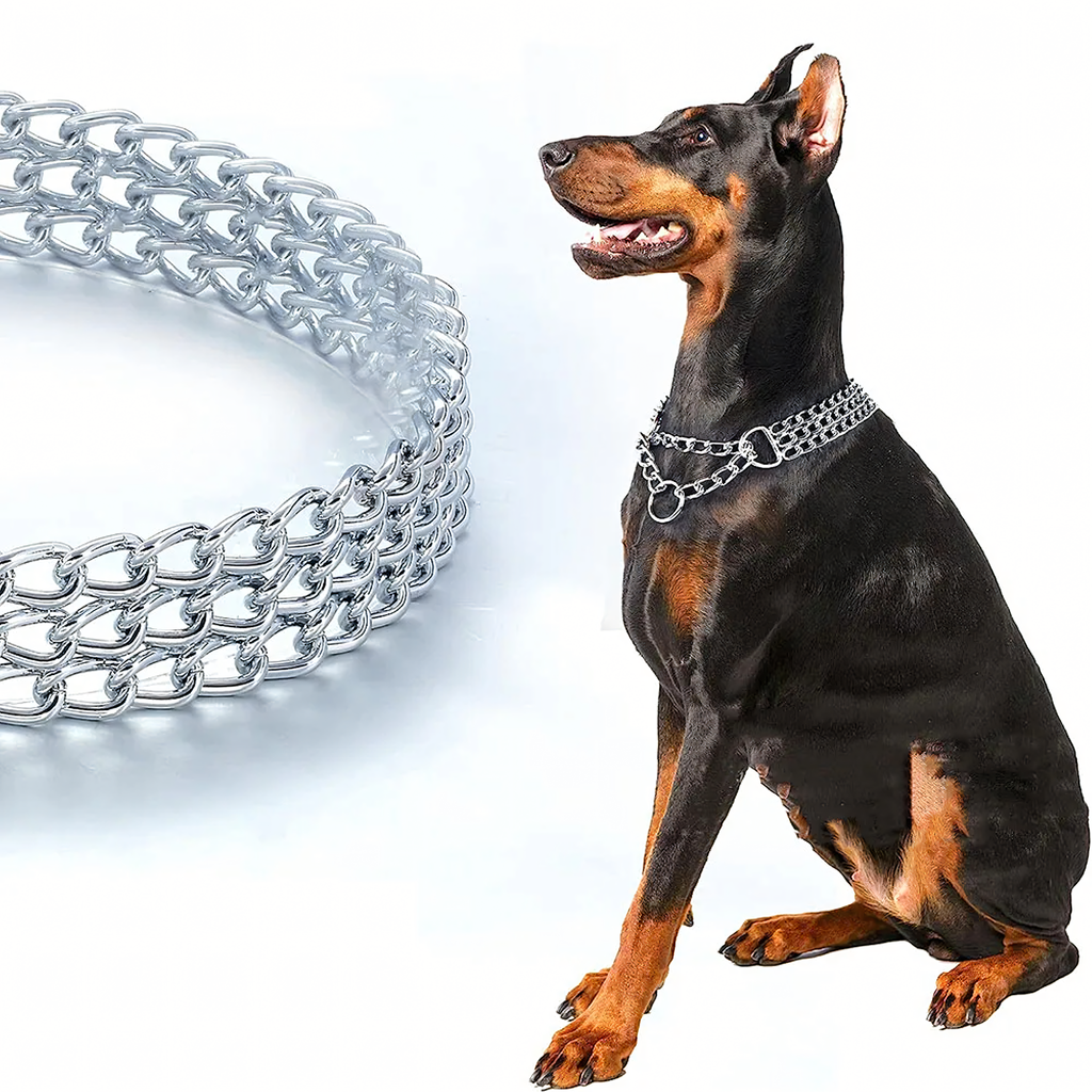 Tugev metallist koerakrae 3 reaga, 45 cm kett