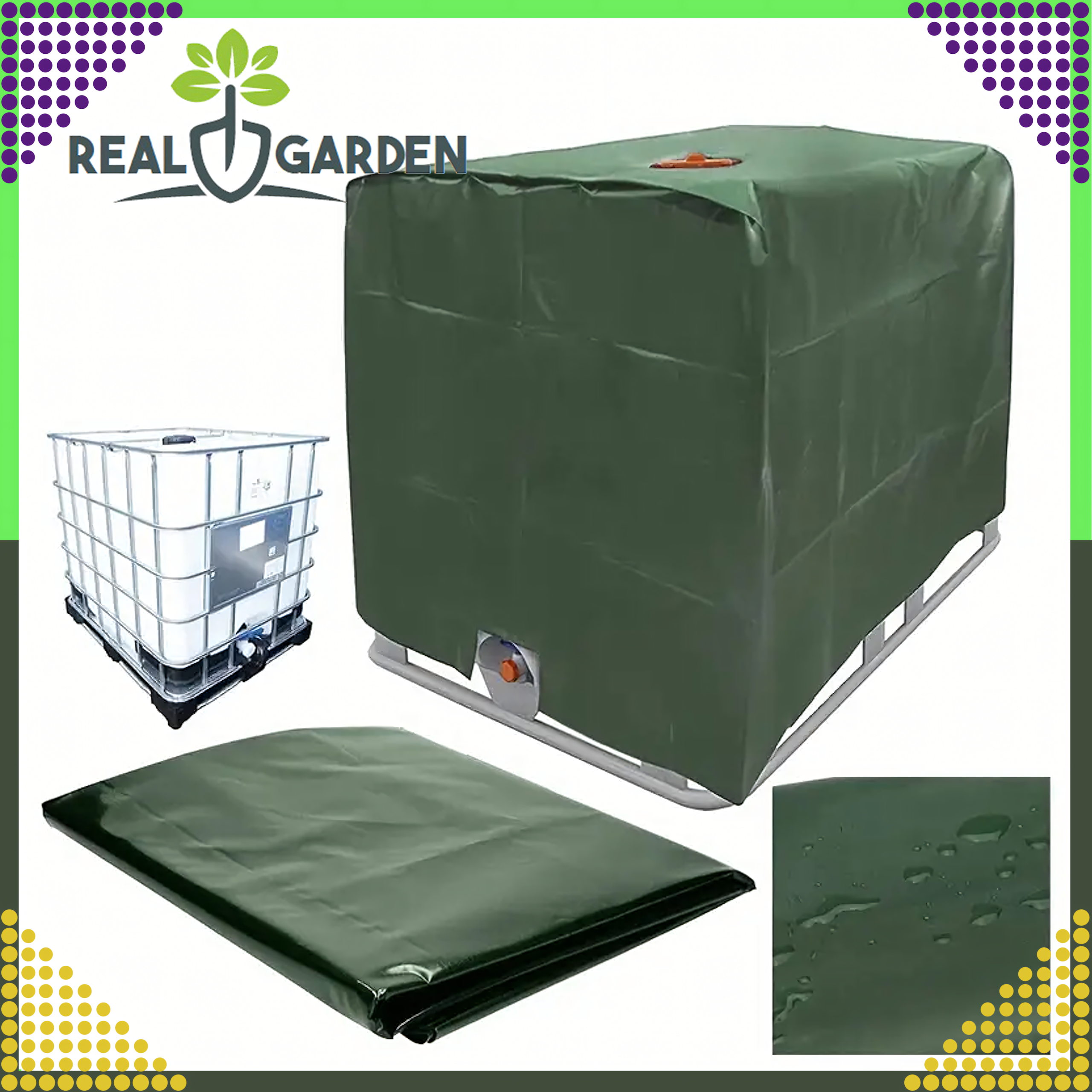 IBC Tarpaulin Cover for Mauzer 1000 L