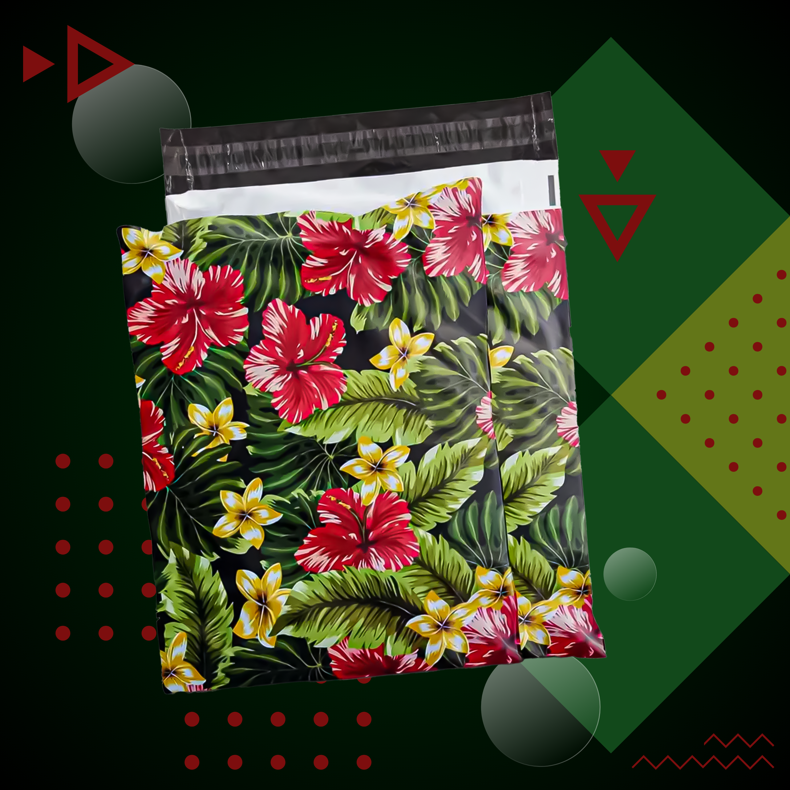 KULLERI FOOLIUMPAKID TUGEVAD FOOLIUMÜMBRIKUD 255x370 LILLED 50 tk