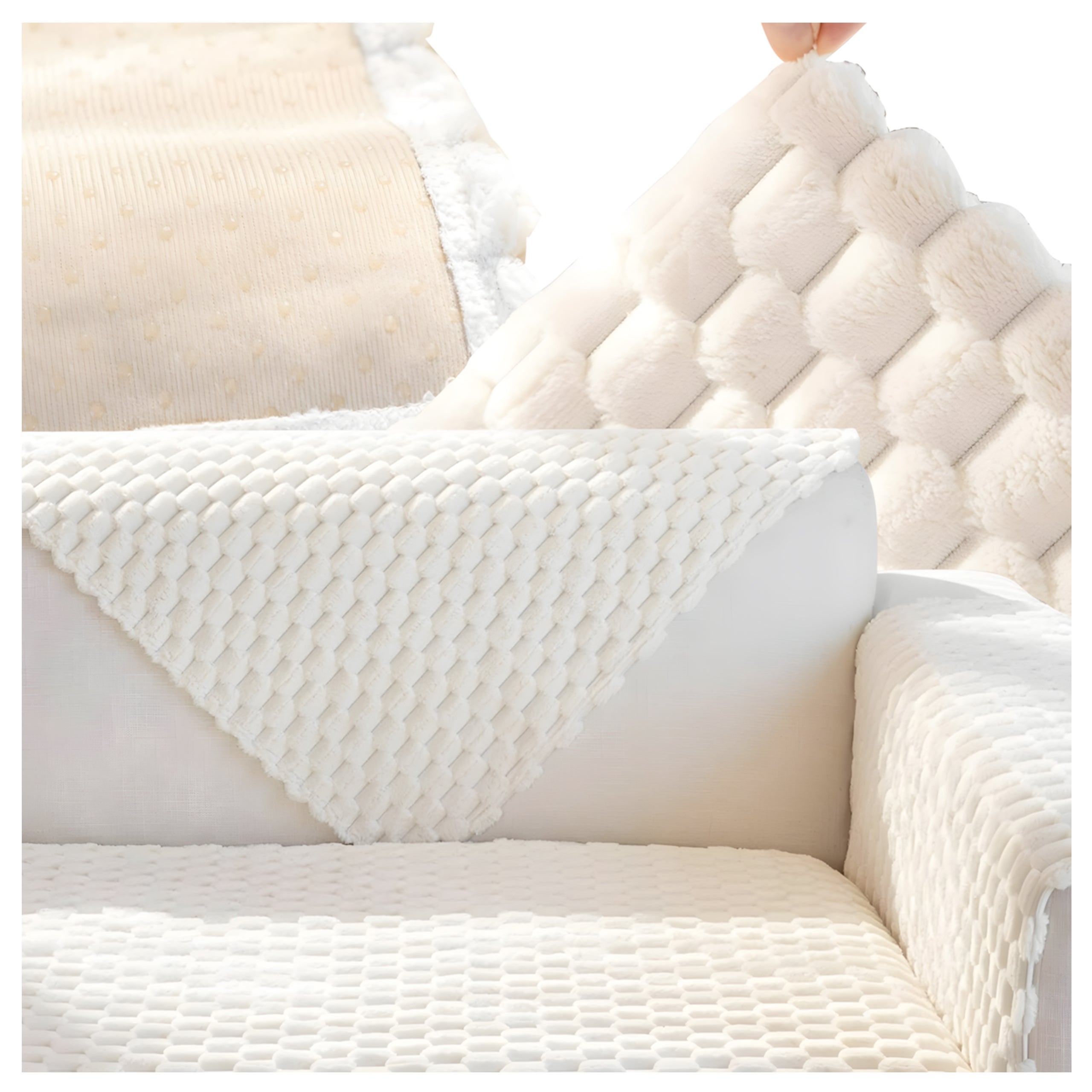 Non-Slip Stretch Sofa and Armchair Throw Blanket 70x150cm