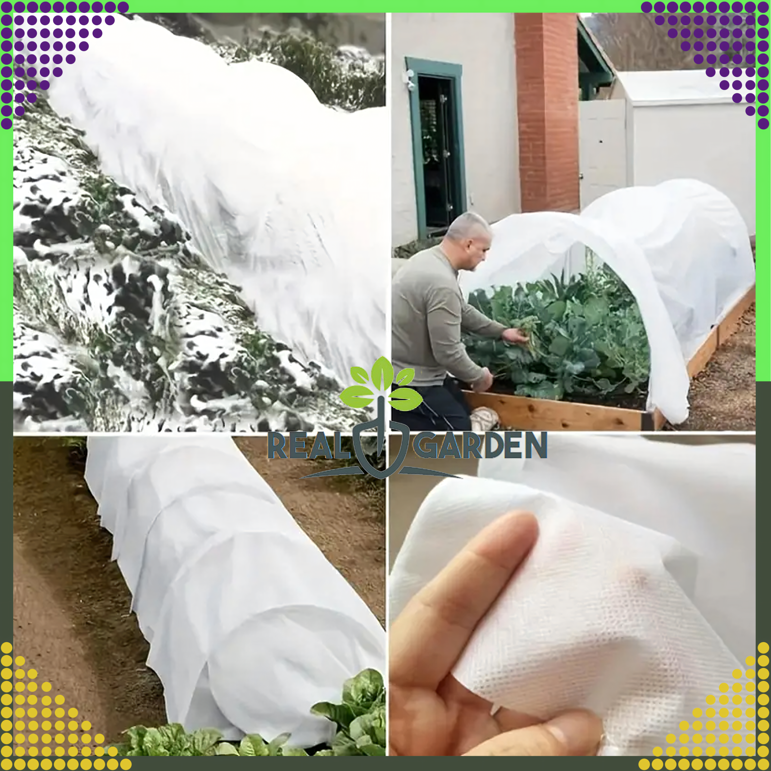 Winter Protective Agrotextile Fabric 15x1m 70g White Cover
