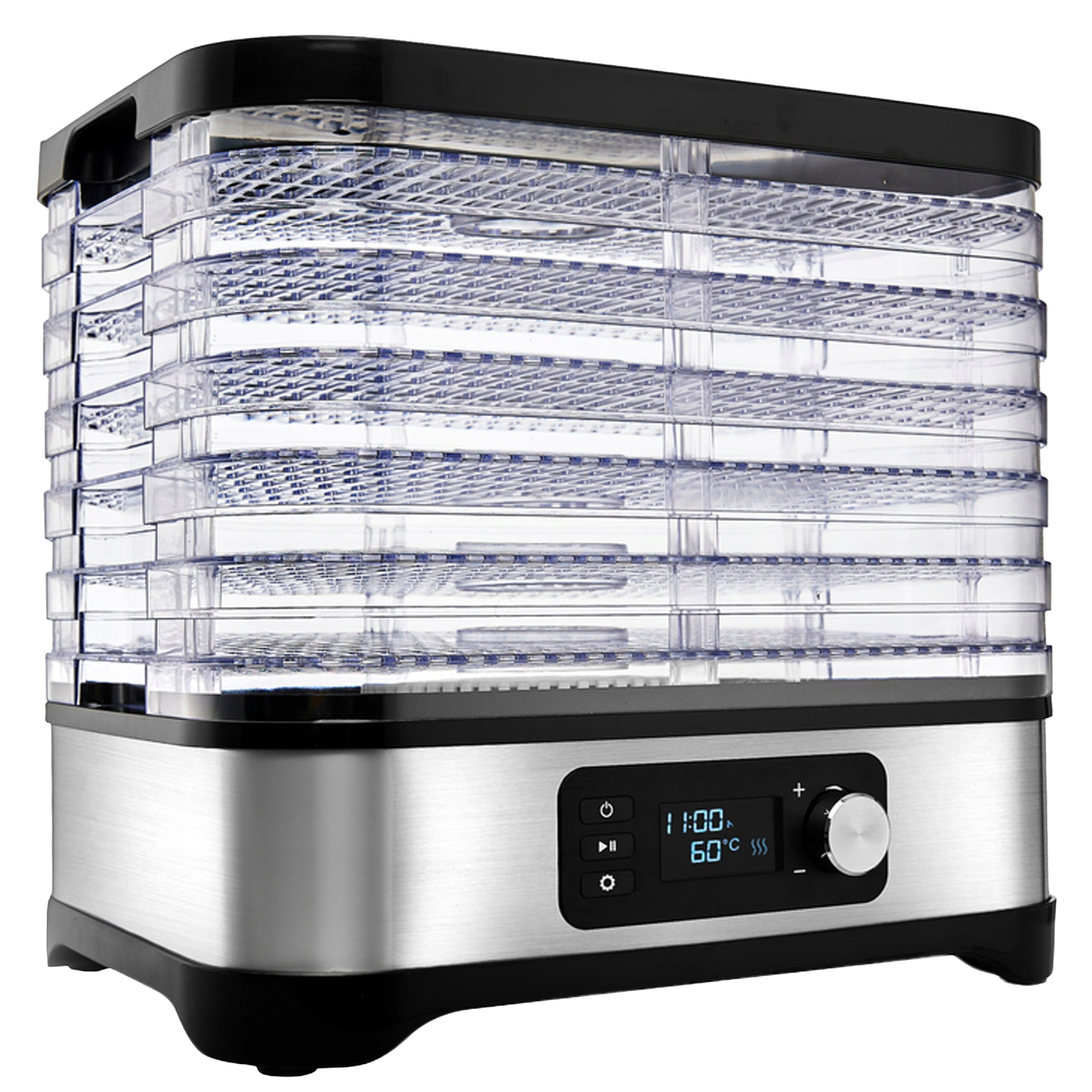 56 tk 600 W toidukuivatit seente, köögiviljade ja puuviljade kuivatamiseks, 6 riiuli ja LCD-ekraaniga RC-K-2491-15766