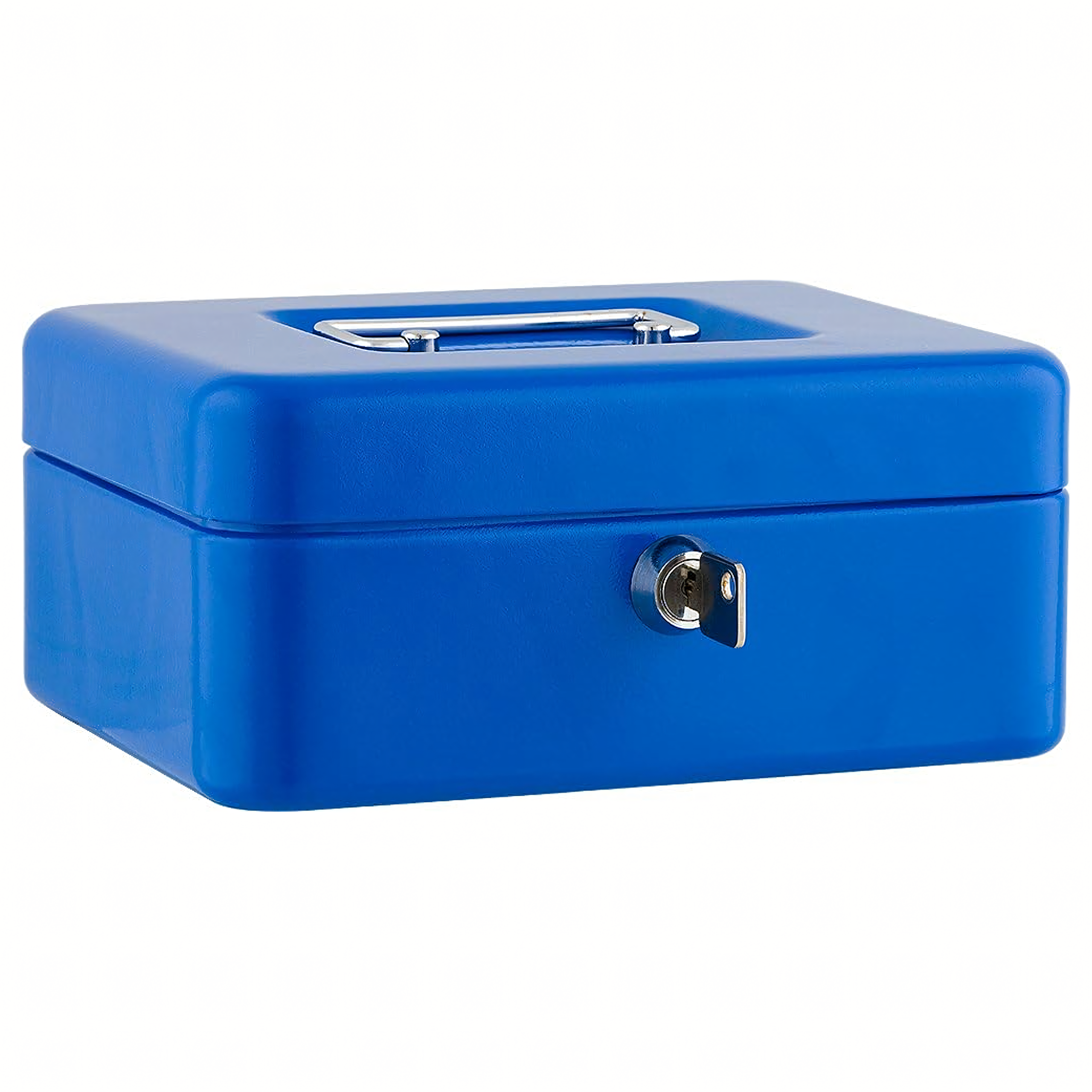 Metallist rahakast müntide, rahatähtede ja dokumentide turvaliseks hoidmiseks, võtmetega