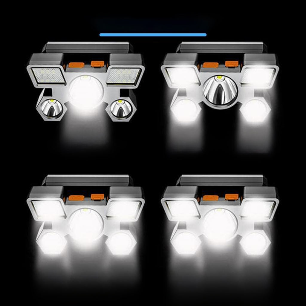 Laetav pealamp tugev 9x LED suum Cree XPE peapaelaga