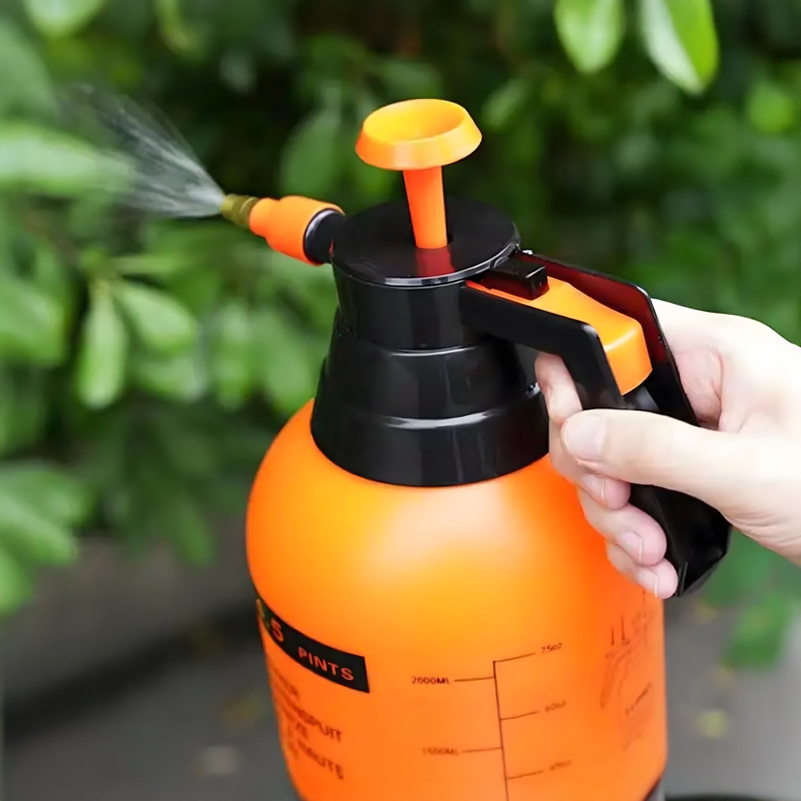 Käsitsi surveprits aeda ja koju 3L oranž