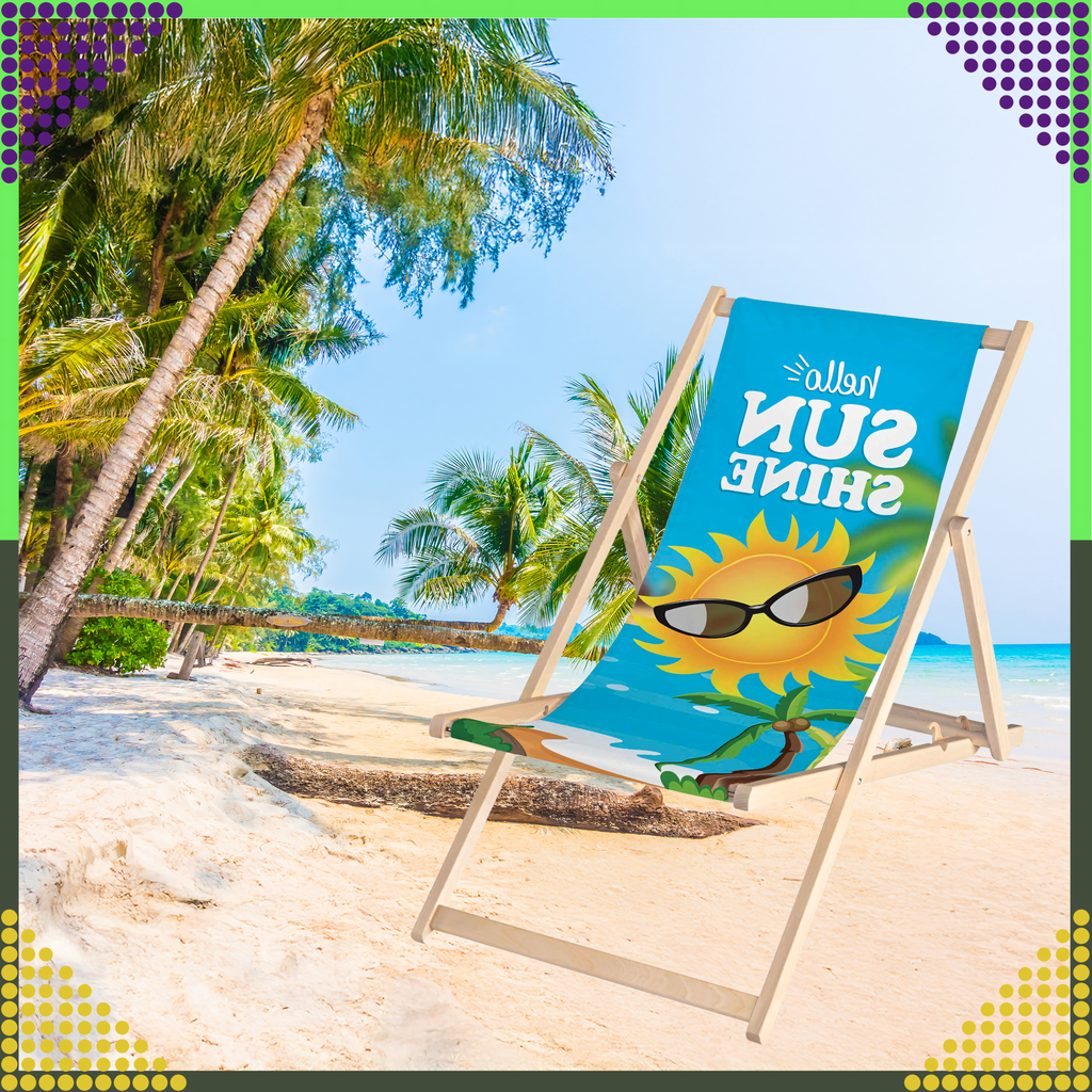 2 tk kokkupandav puidust aiamere lamamistool rannas ja telkimiseks, reguleeritav