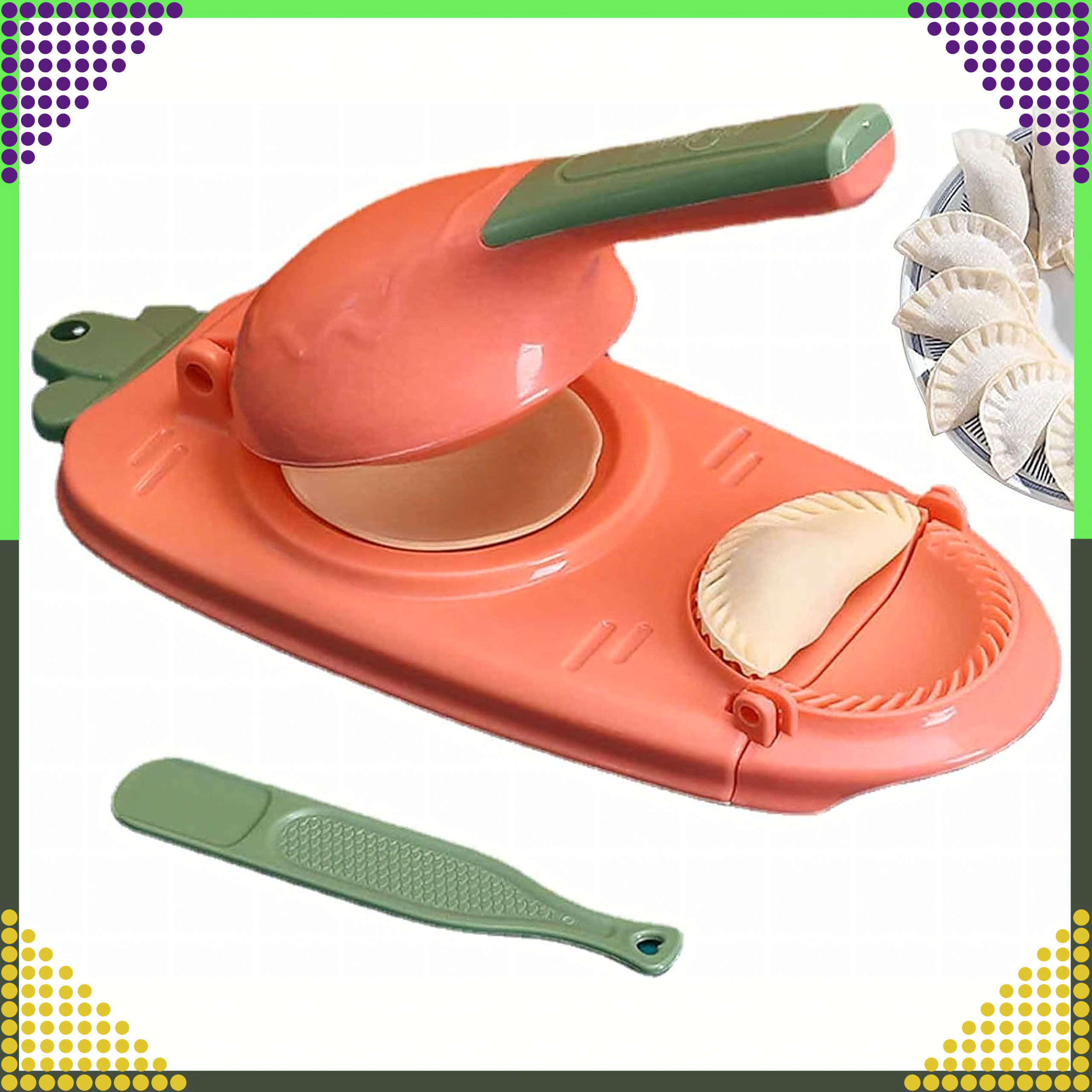 Pierogarka 2w1 pelmeenivorm pierogide vormimiseks