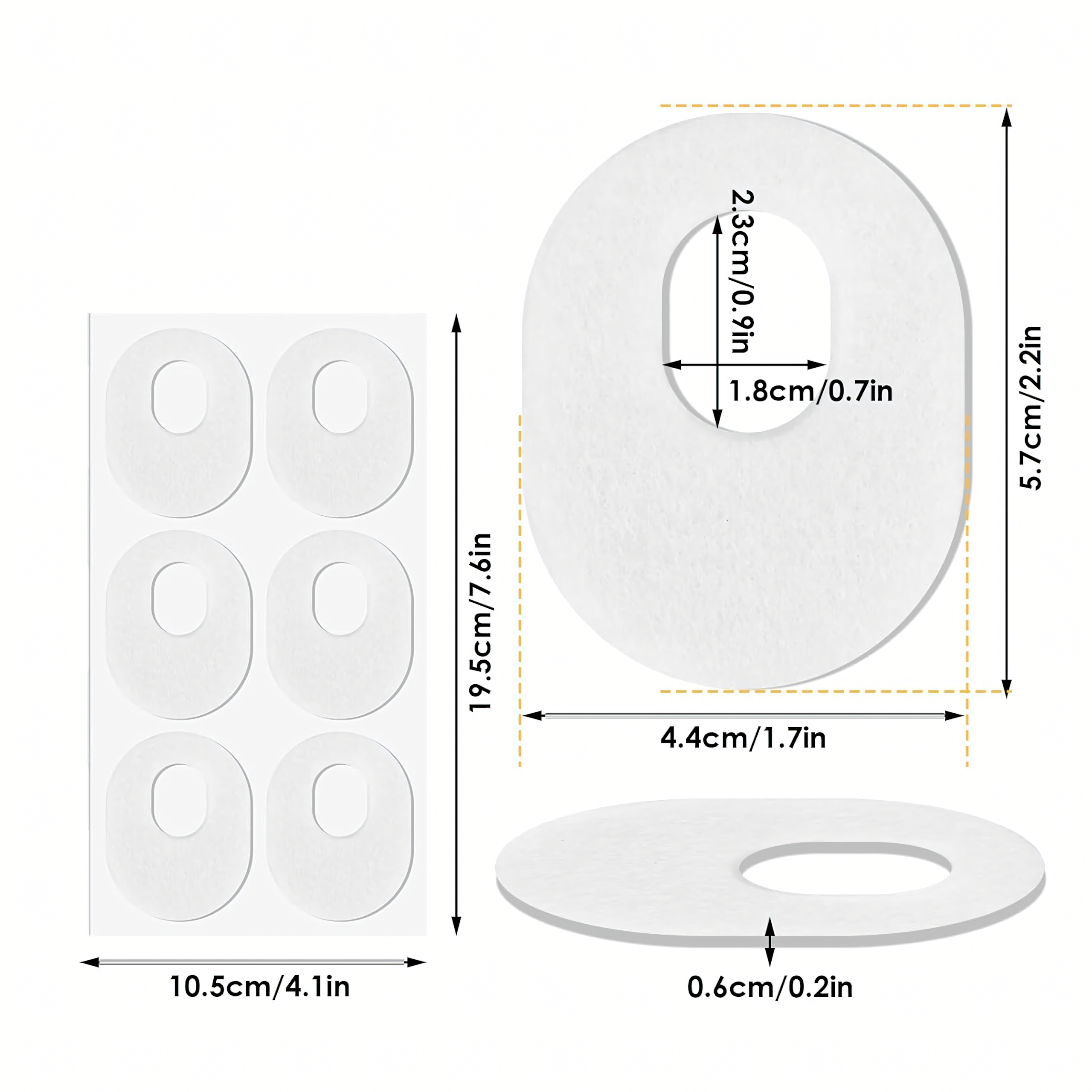 Plaastrid ja padjad villide, konnasilmade ja marrastuste kaitseks jalgadele ja jalataldadele, 24 tk