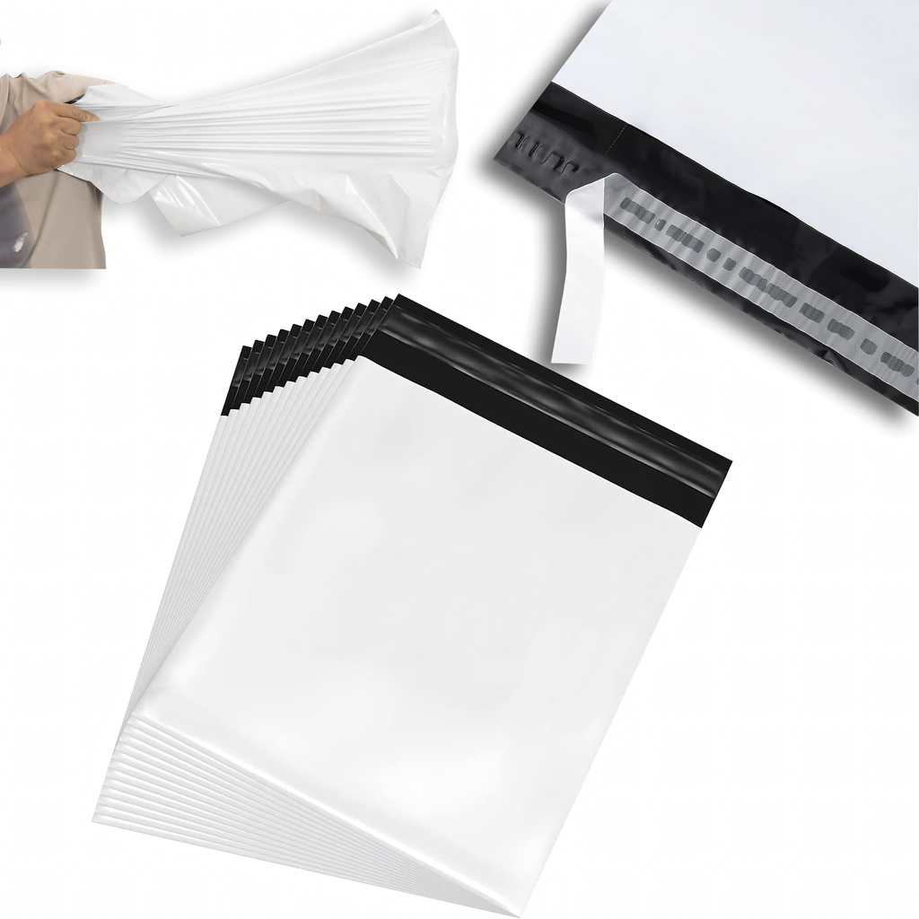 XXL White Courier Mailing Bags 540x700 50 pcs Thick Poly Mailers