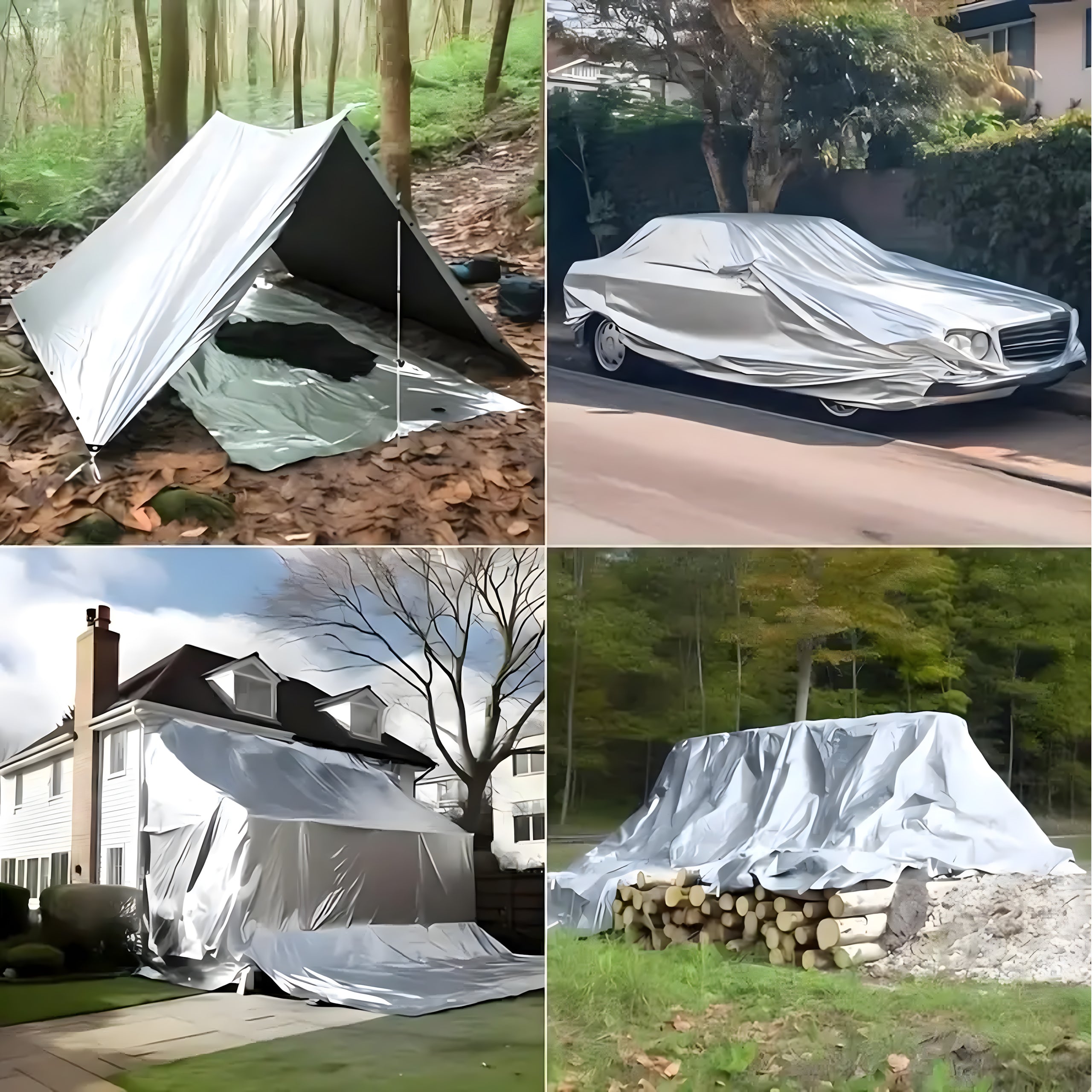 UV Protective Tarp Sheet 4x6m 120g Strong Universal Cover