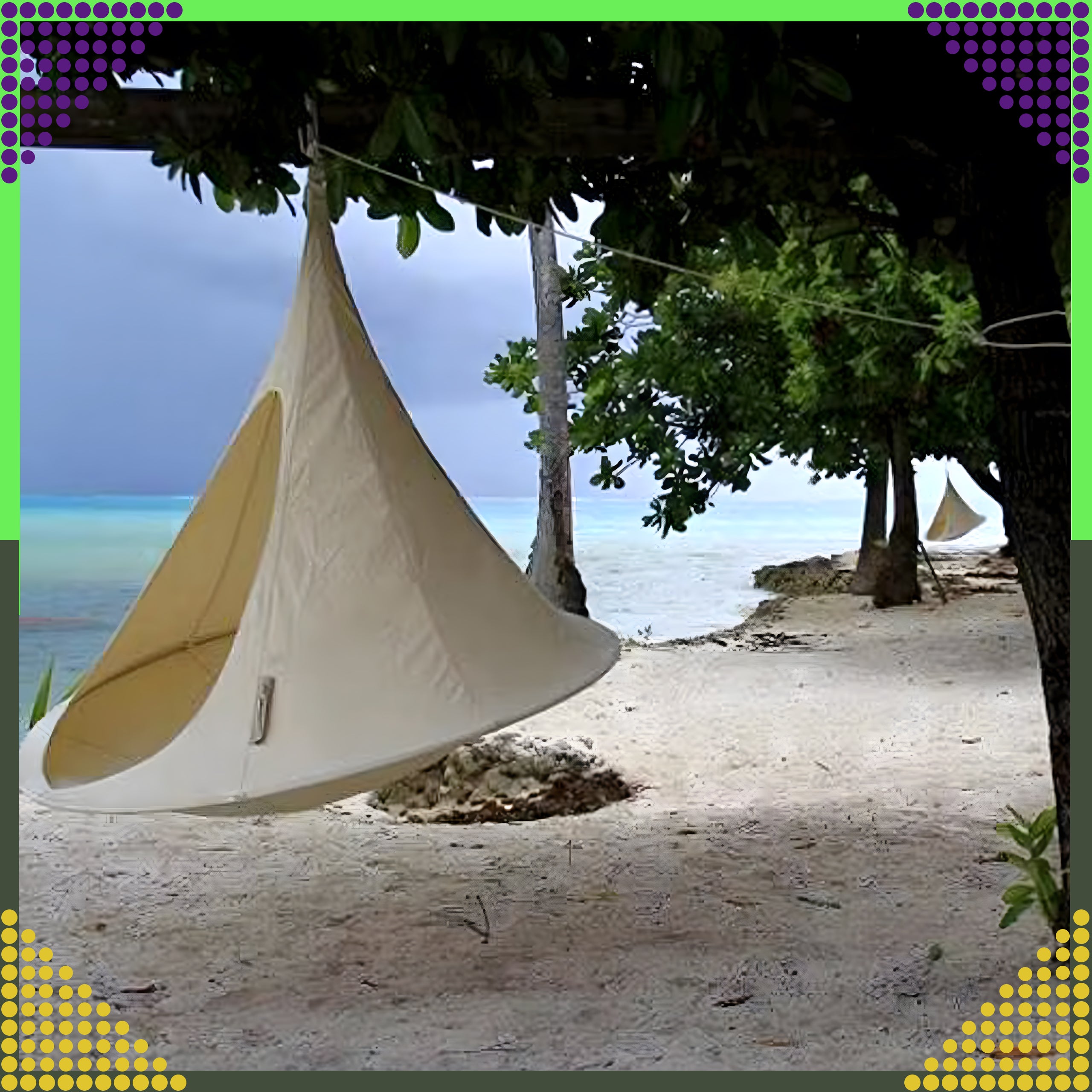 Telgi riputatav võrkkiik kookon aiamõõduga kiiktool toonekurepesa tugev