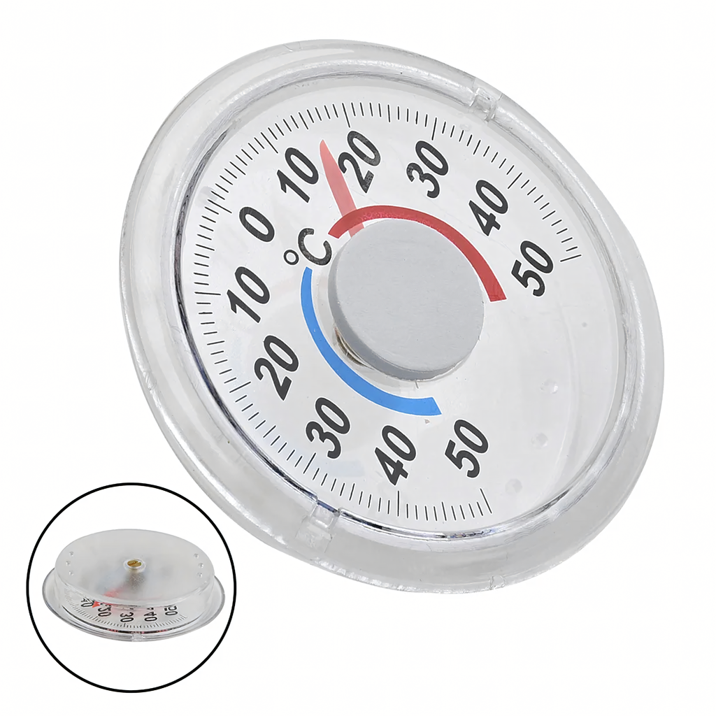 Outdoor Indoor Thermometer for Low Temperatures -50C to 50C Self-Adhesive