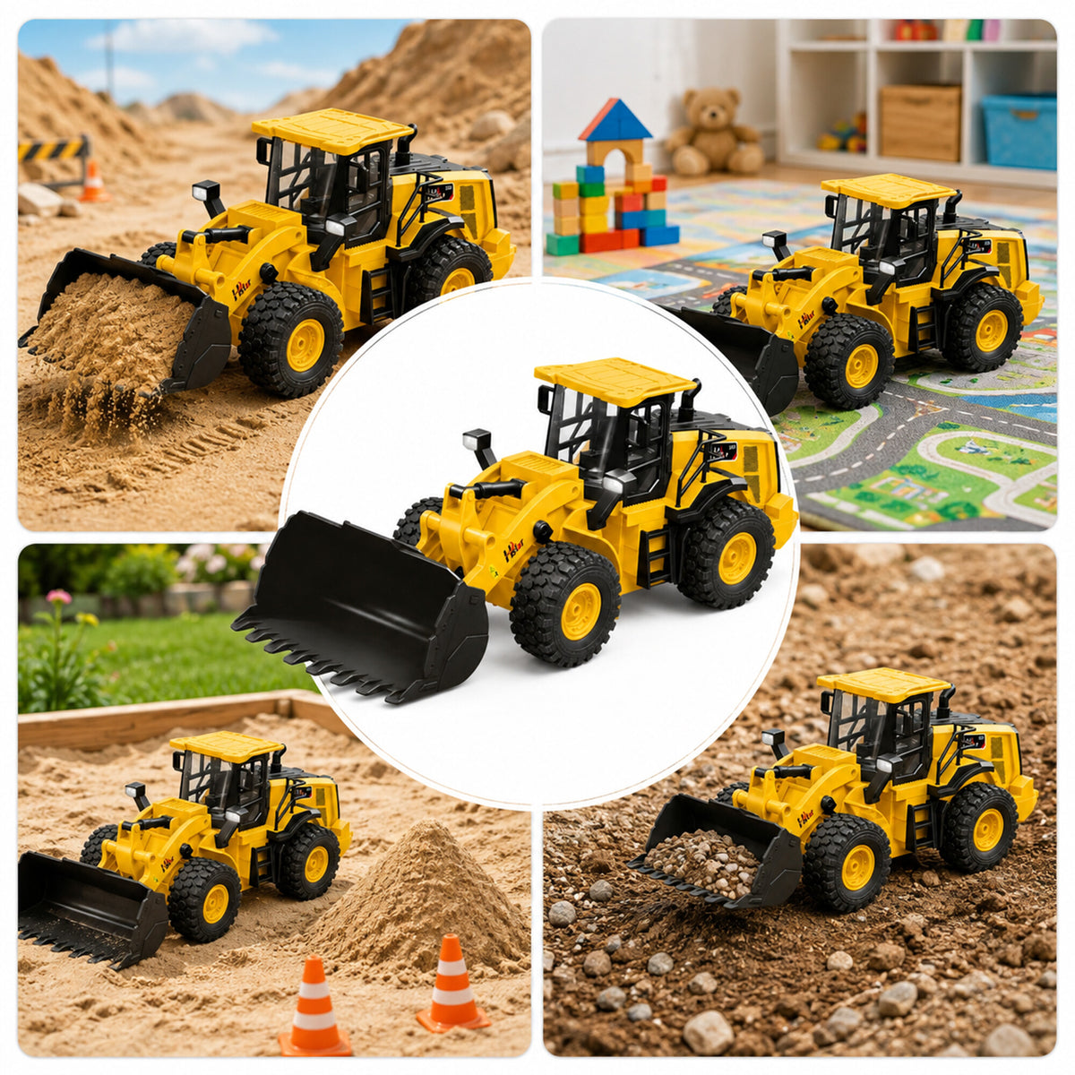 Remote Control Bulldozer RC Construction Machine Large