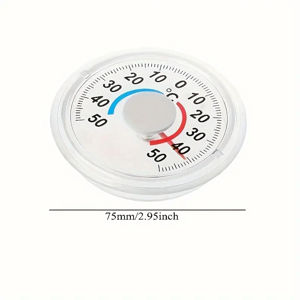 Outdoor Indoor Thermometer for Low Temperatures -50C to 50C Self-Adhesive