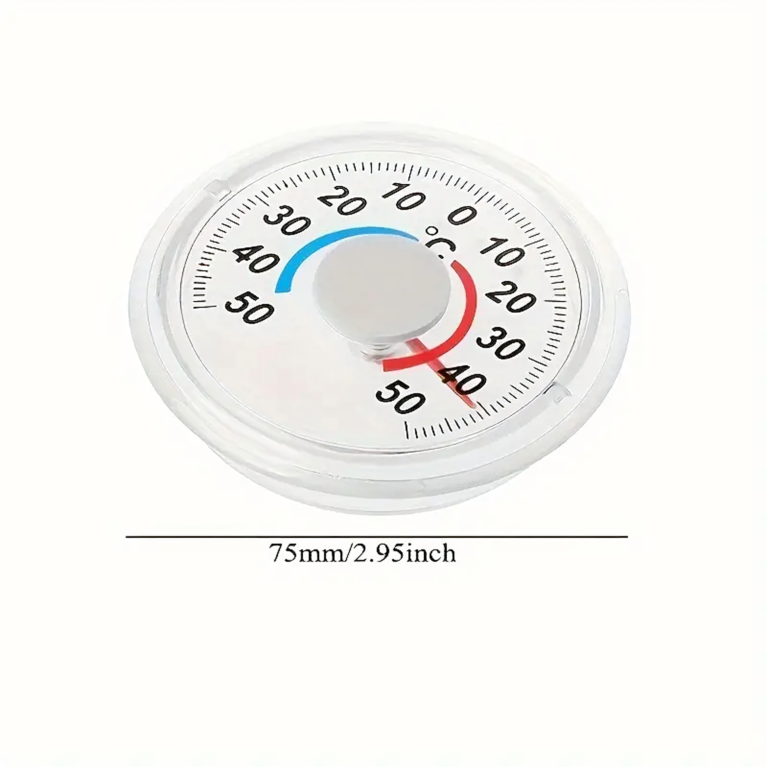 Outdoor Indoor Thermometer for Low Temperatures -50C to 50C Self-Adhesive