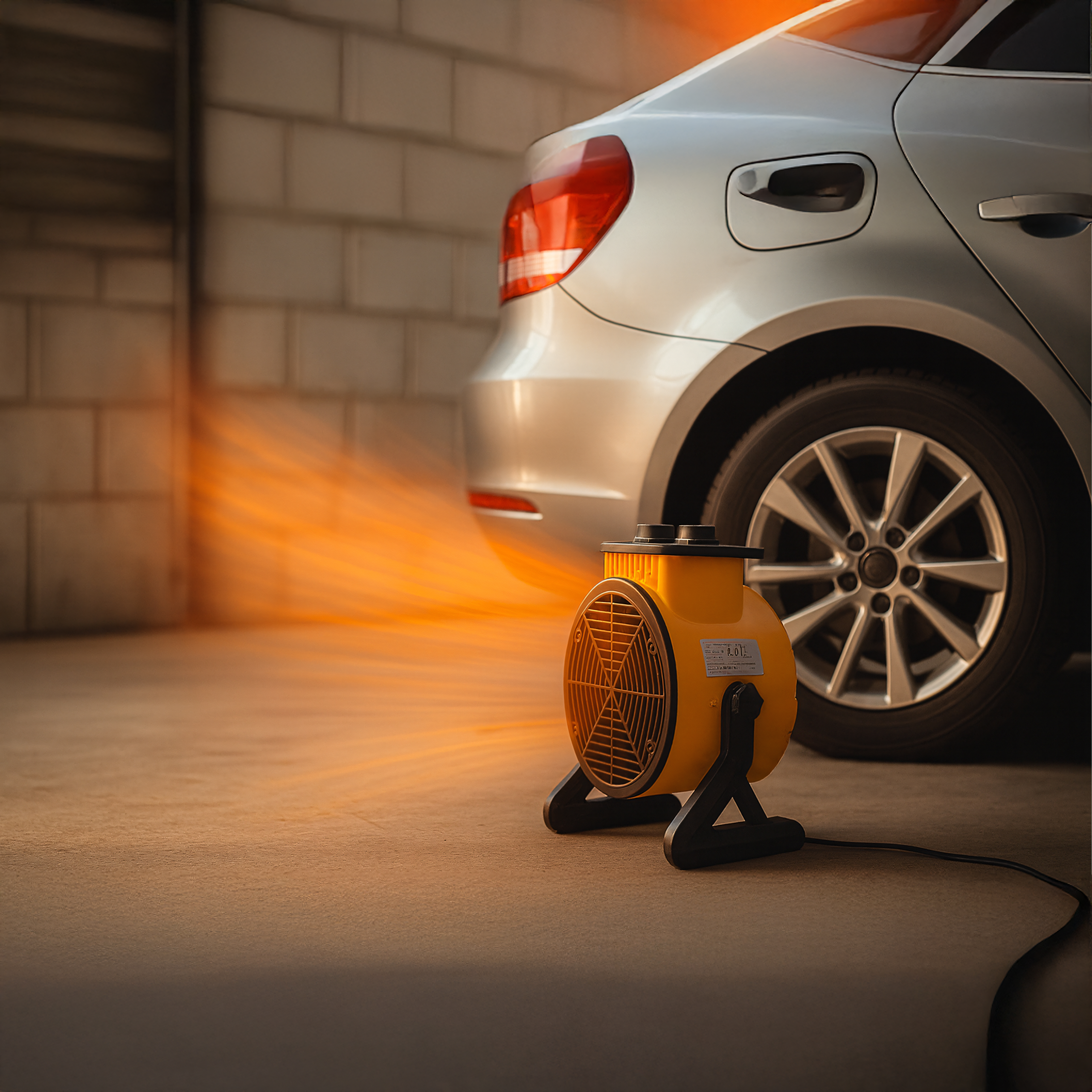 Electric Heater Blower 2kW Farelka Heater Thermostat 2000W