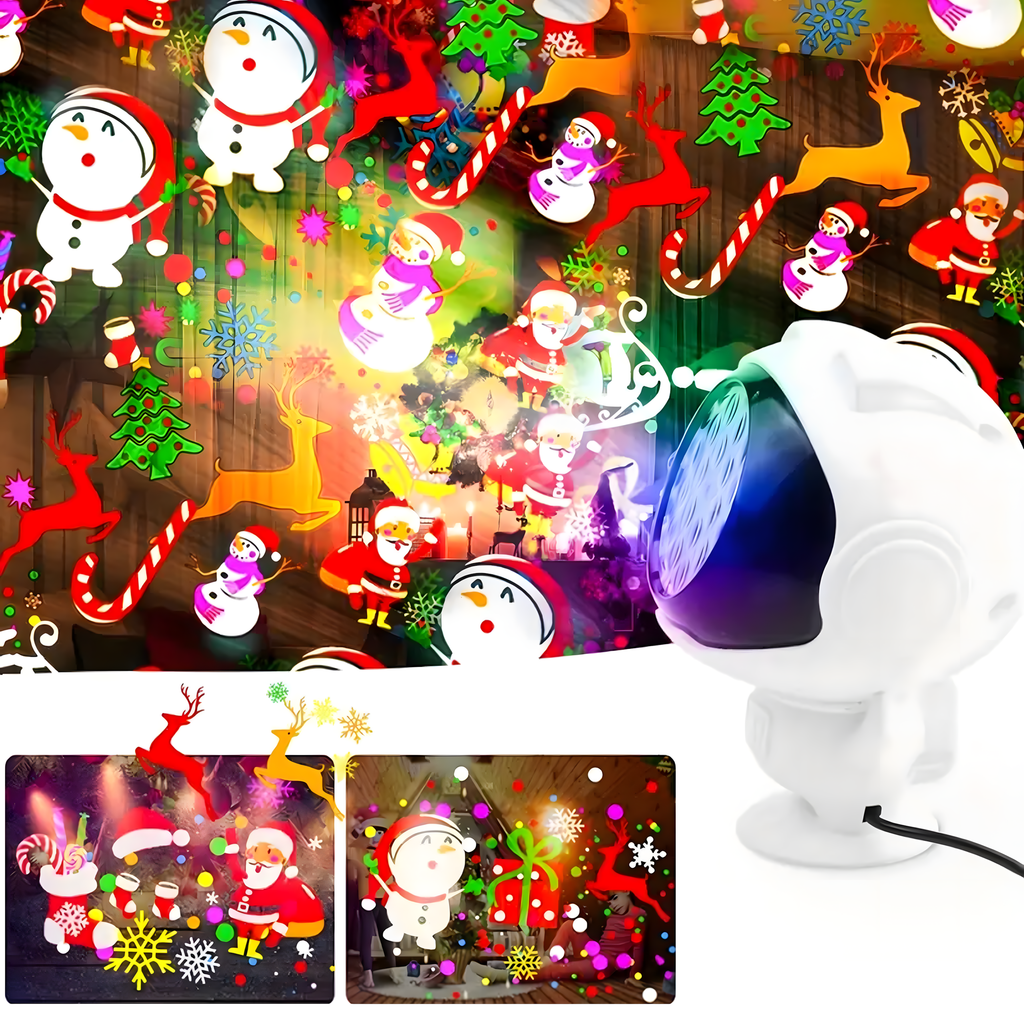 Led Projector Laser Astronaut Cosmonaut Night Light for Children