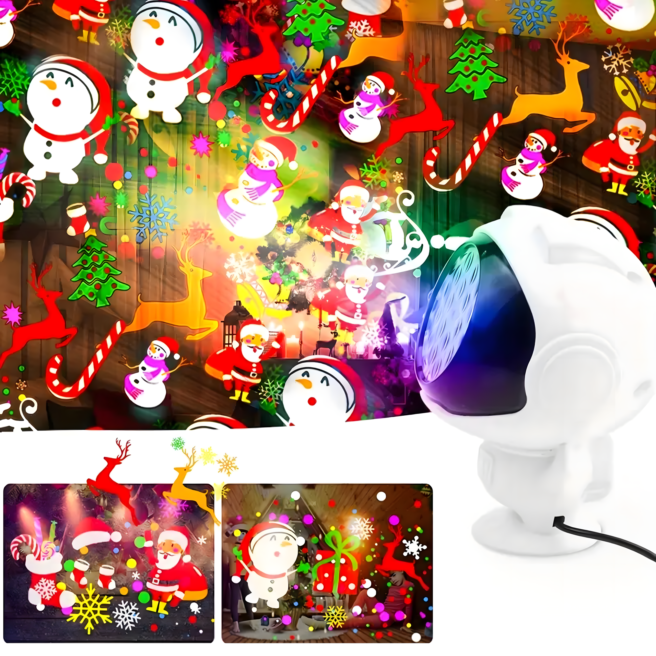 Led Projector Laser Astronaut Cosmonaut Night Light for Children