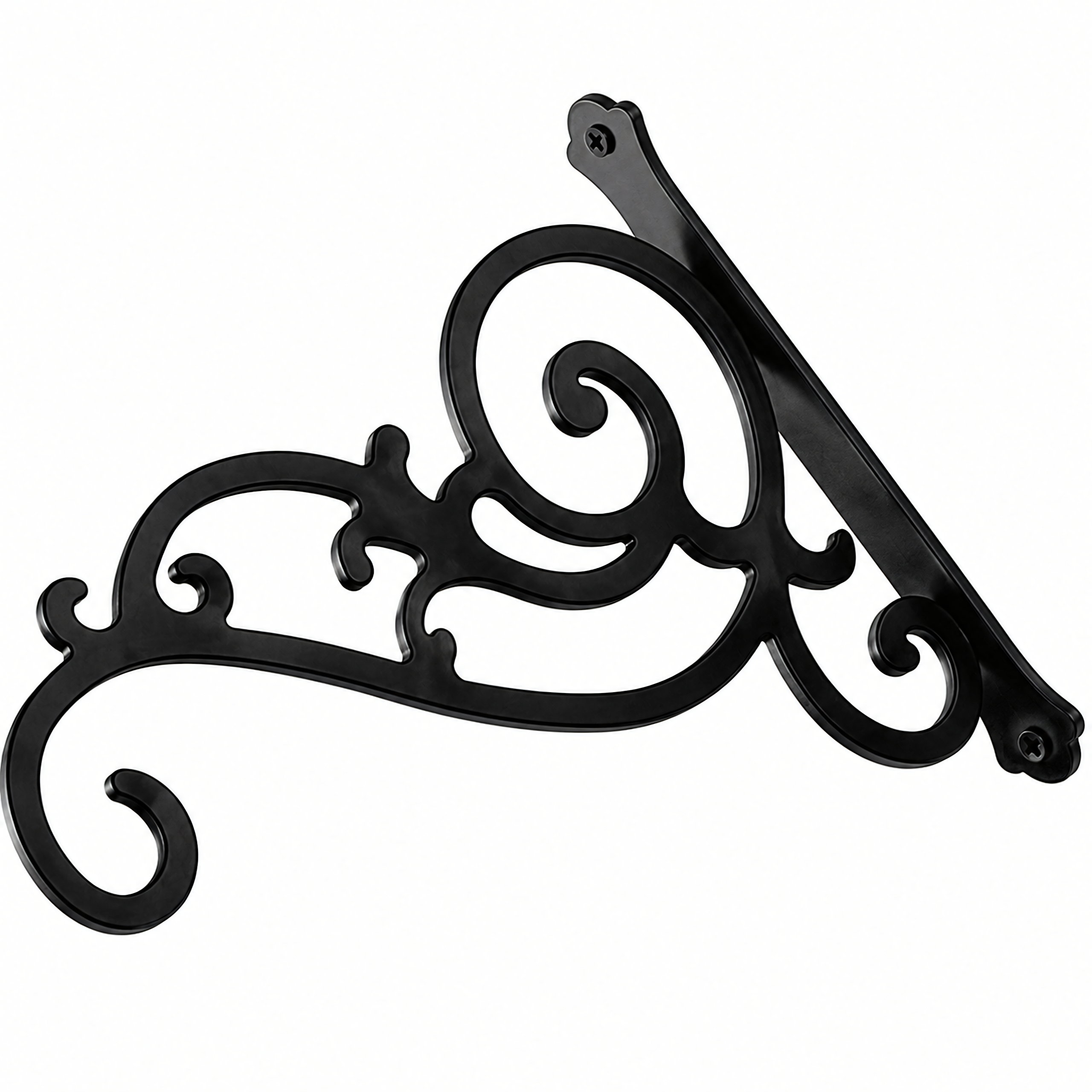 2x Metal Wall Hooks for Hanging Flower Pots and Garden Baskets