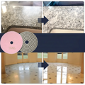 10x 80mm Diamond Polishing Discs for Grinding Porcelain Tiles with Velcro 3000