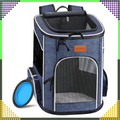 Ventilated Pet Carrier Backpack for Cat and Dog Large