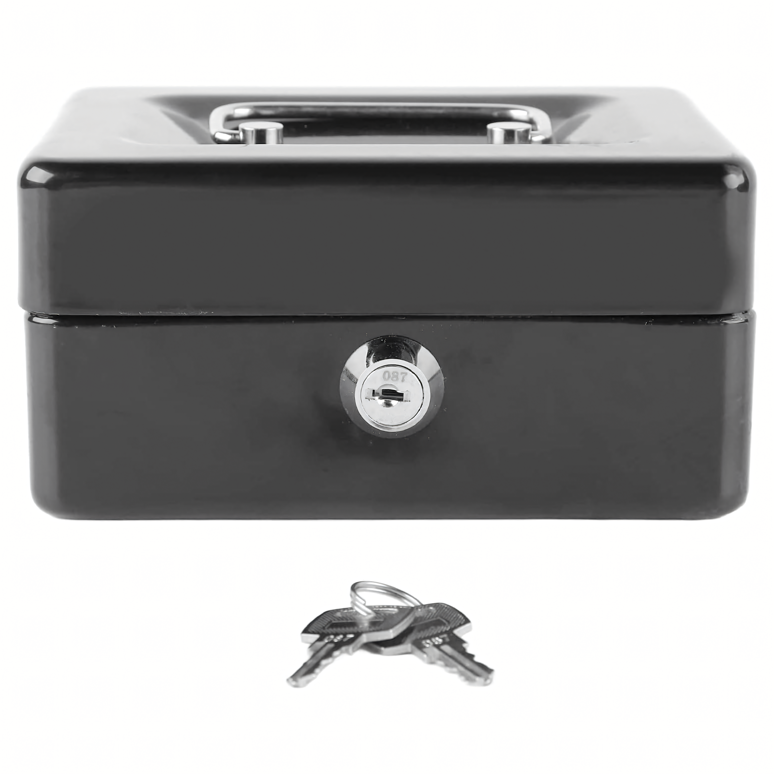 Metal Money Box Coins Coins Banknotes Documents Safe Keys